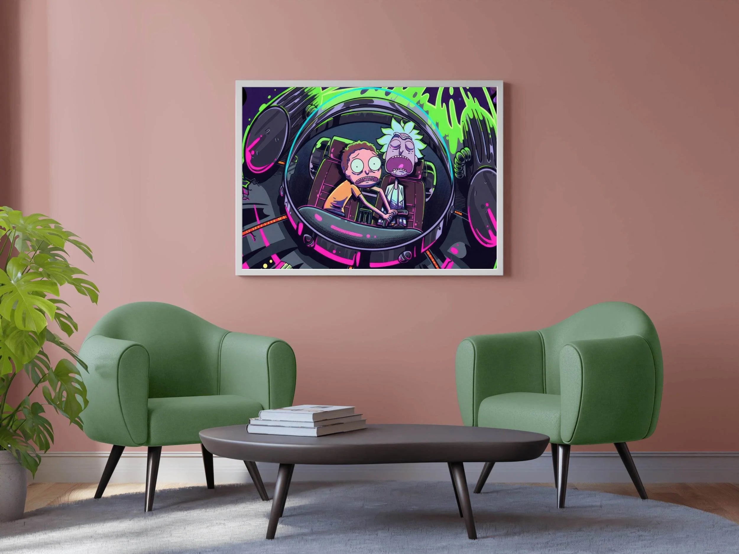 Rick and Morty Gaming Wall Art - beink online art store