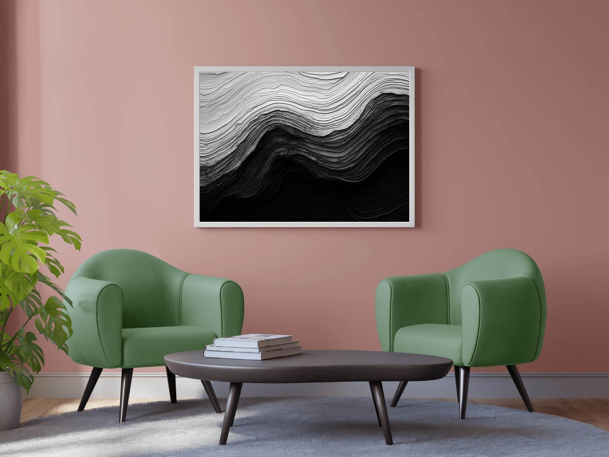 Rock Shadow Abstract Wall Art - beink online art store
