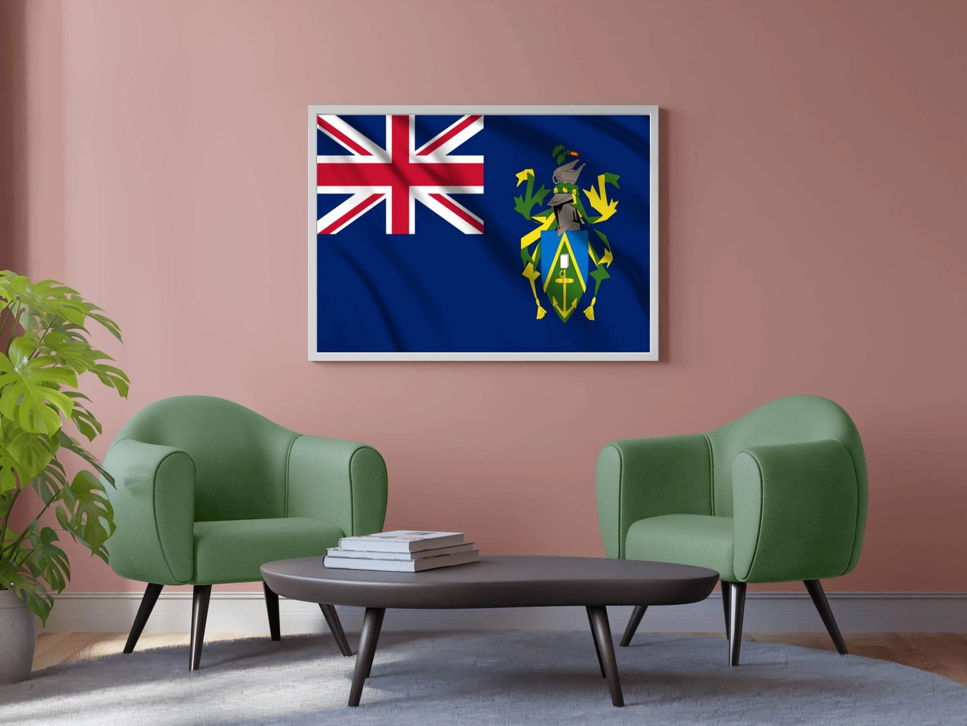 Pitcairn Islands National Flag Wall Art - beink online art store