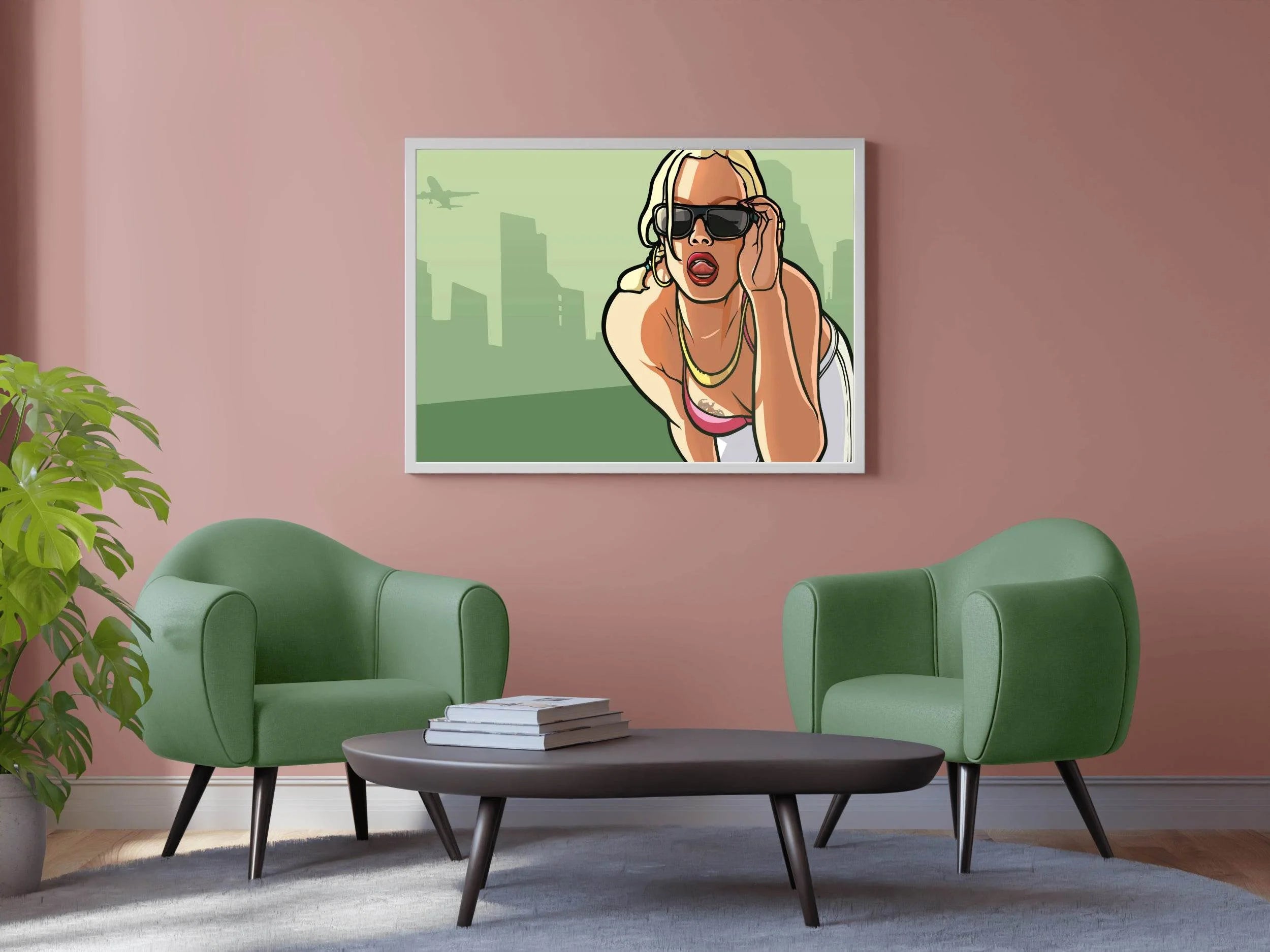 GTA San Andreas Gaming Wall Art - beink online art store