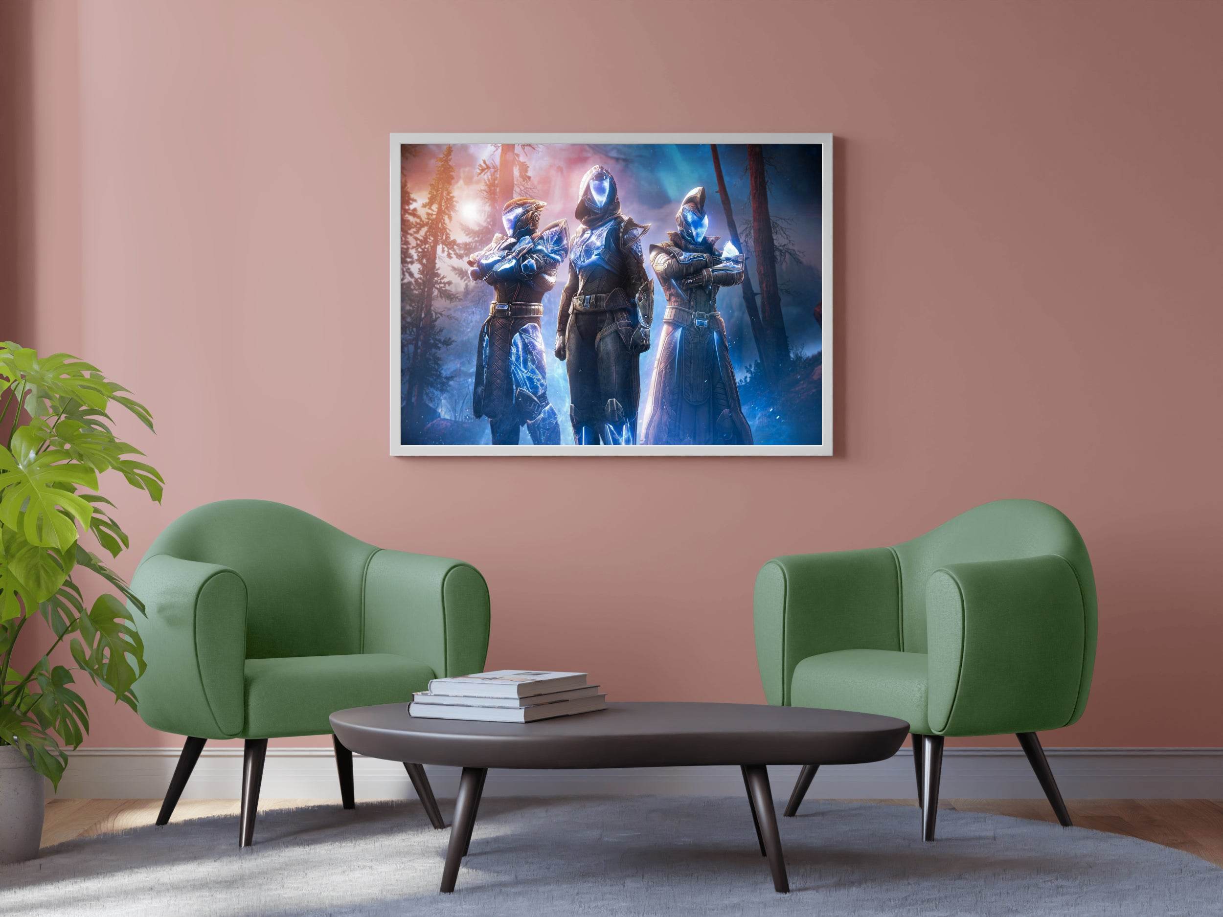 Destiny 2 Arc Hunter Armor Gaming Wall Art - beink online art store