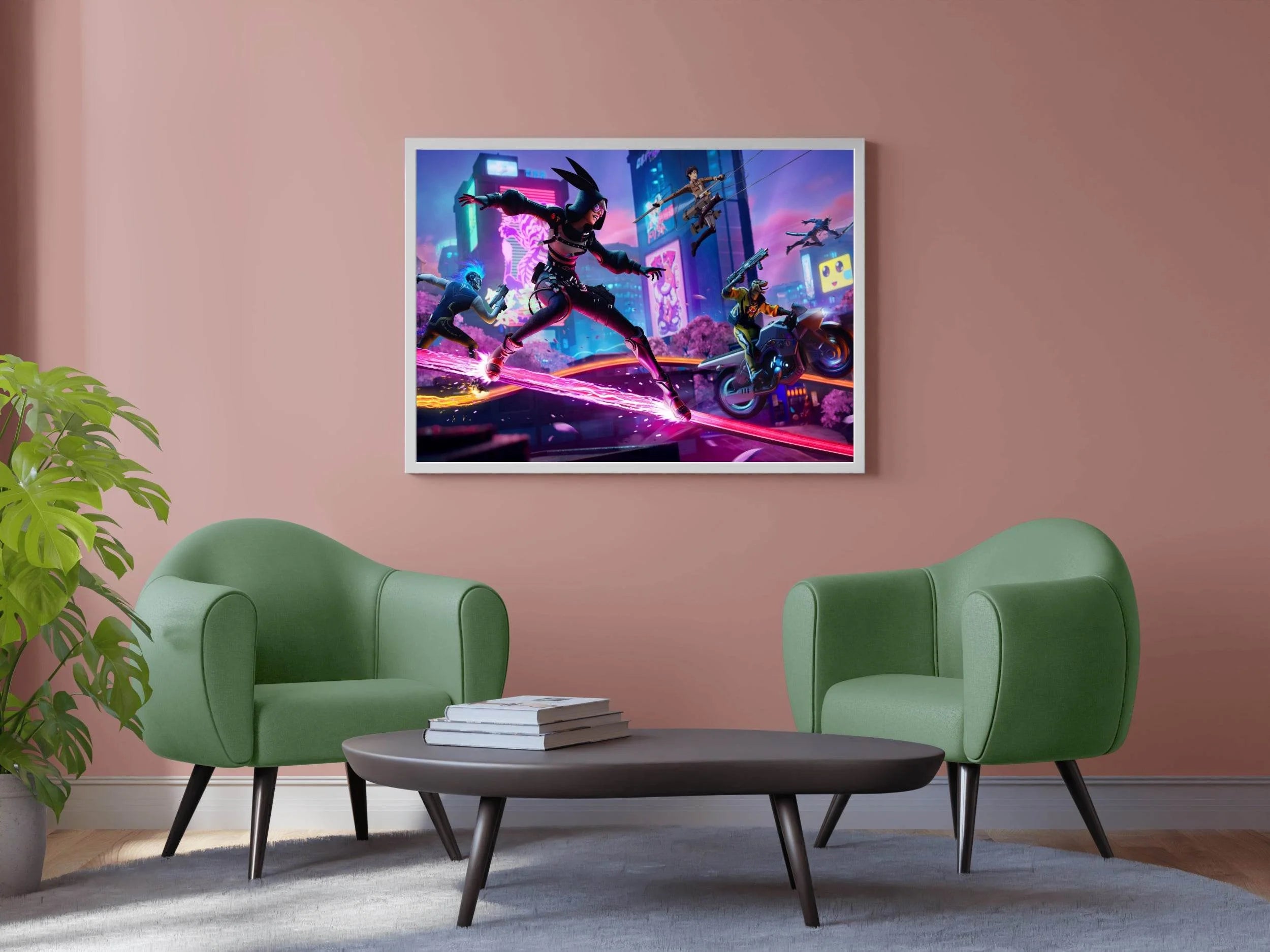 FORTNITE Mega City Gaming Wall Art - beink online art store