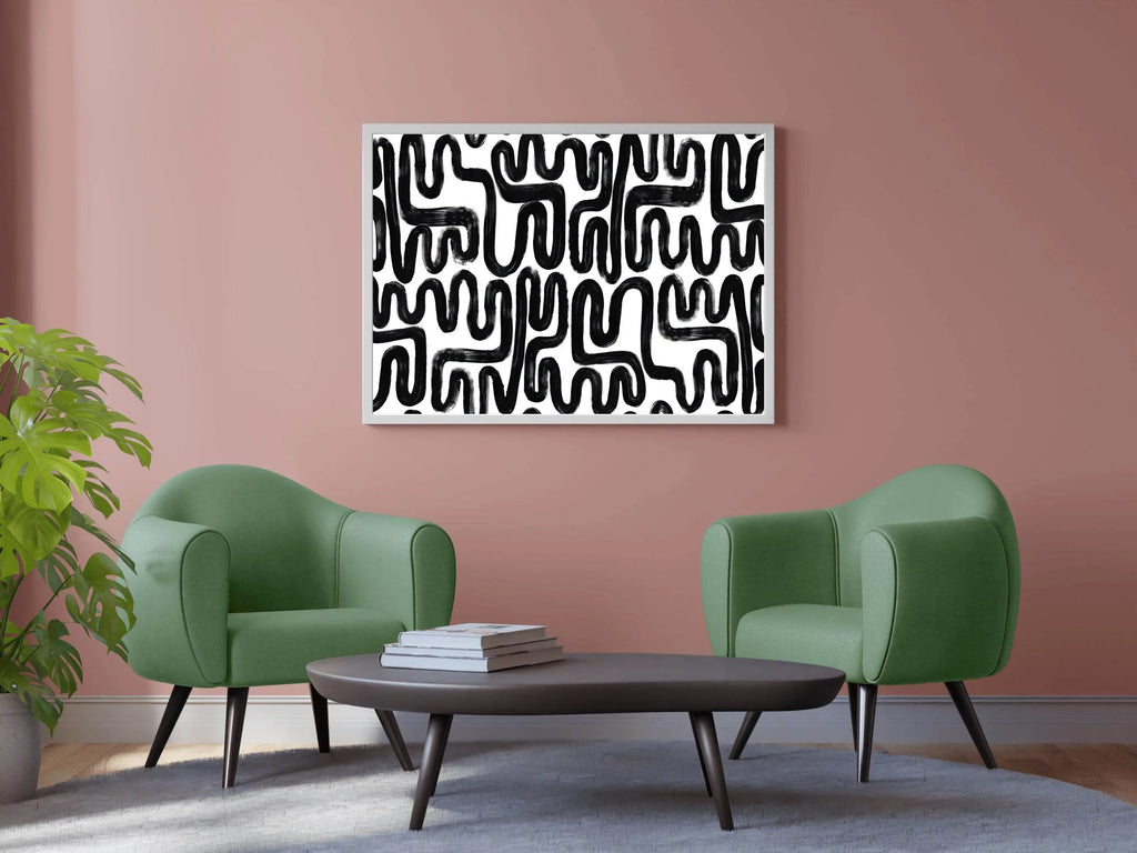 Doodle Design Modern Wall Art - beink online art store