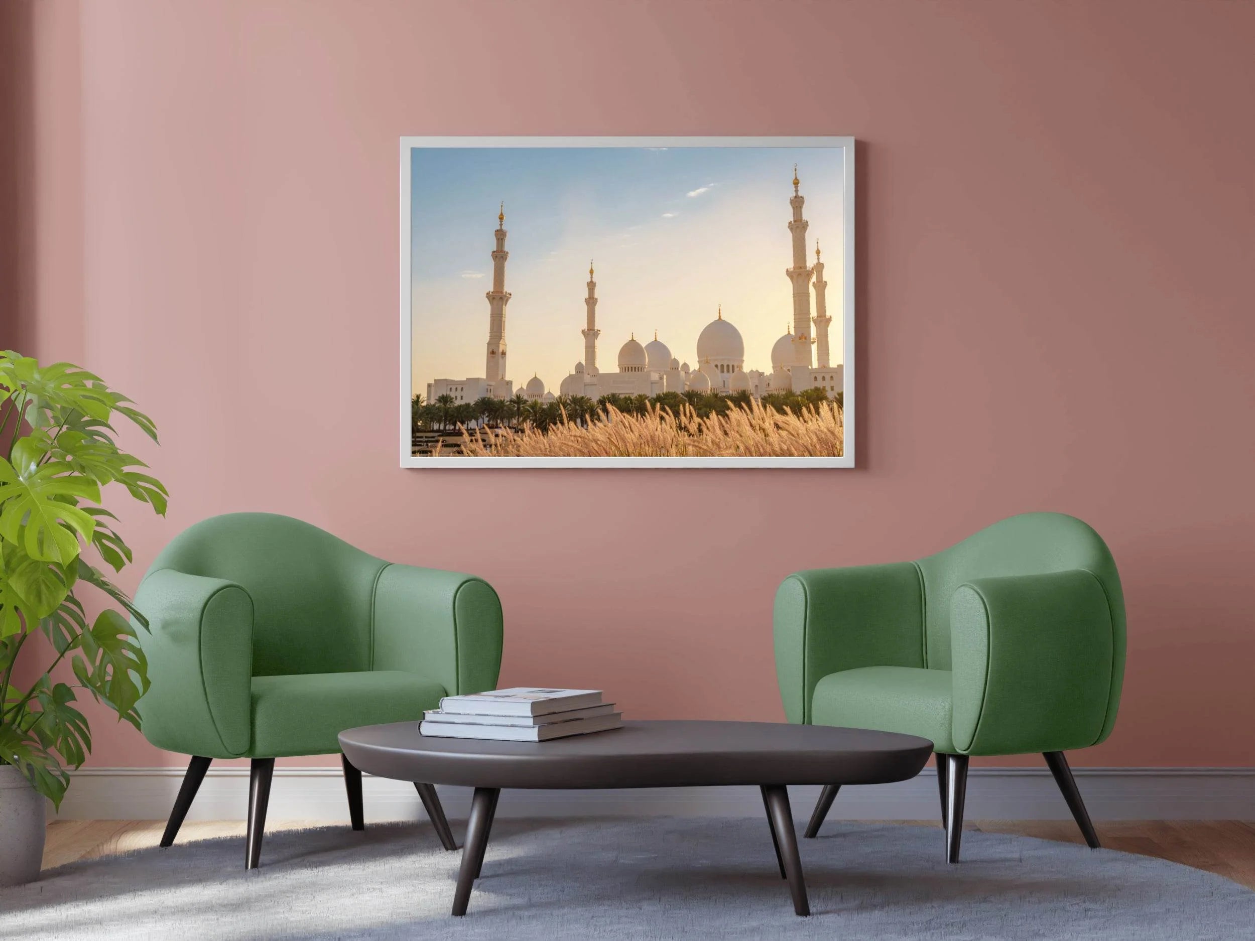 The Grand Mosque Panaroma Wall Art - beink online art store
