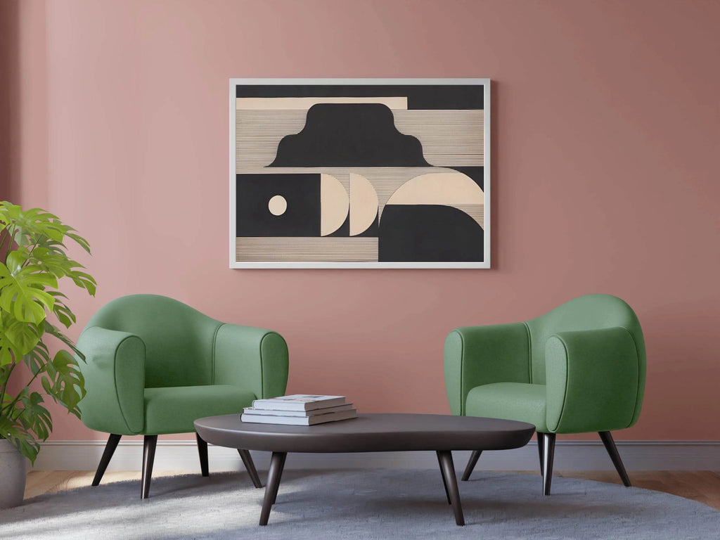 Geometric Harmony Modern Wall Art - beink online art store