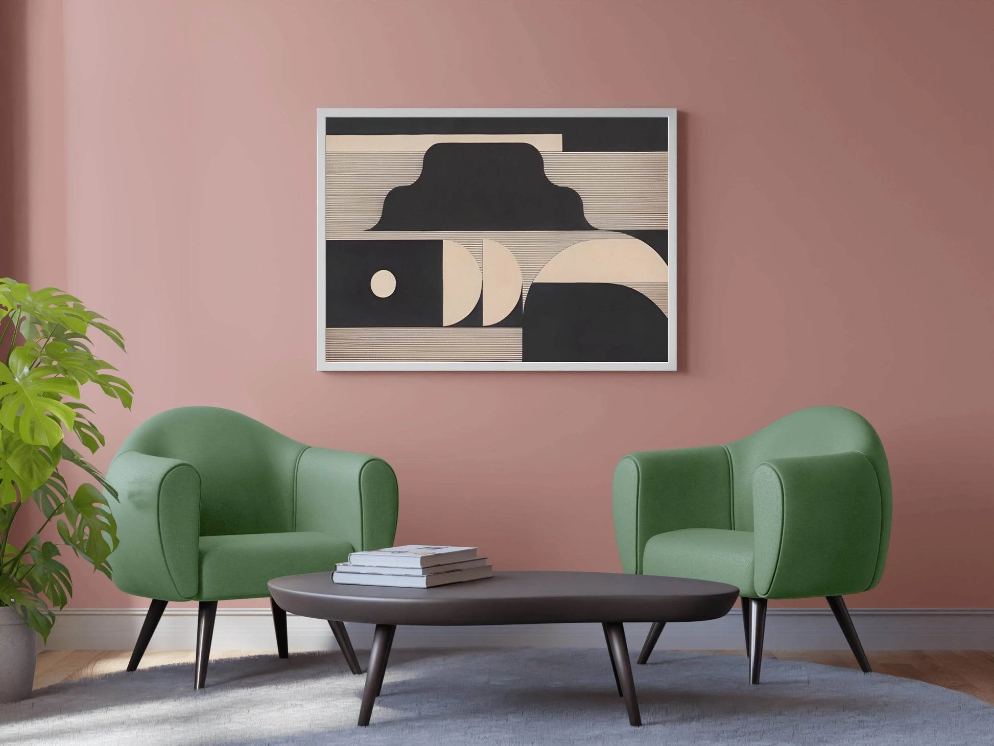 Geometric Harmony Modern Wall Art - beink online art store