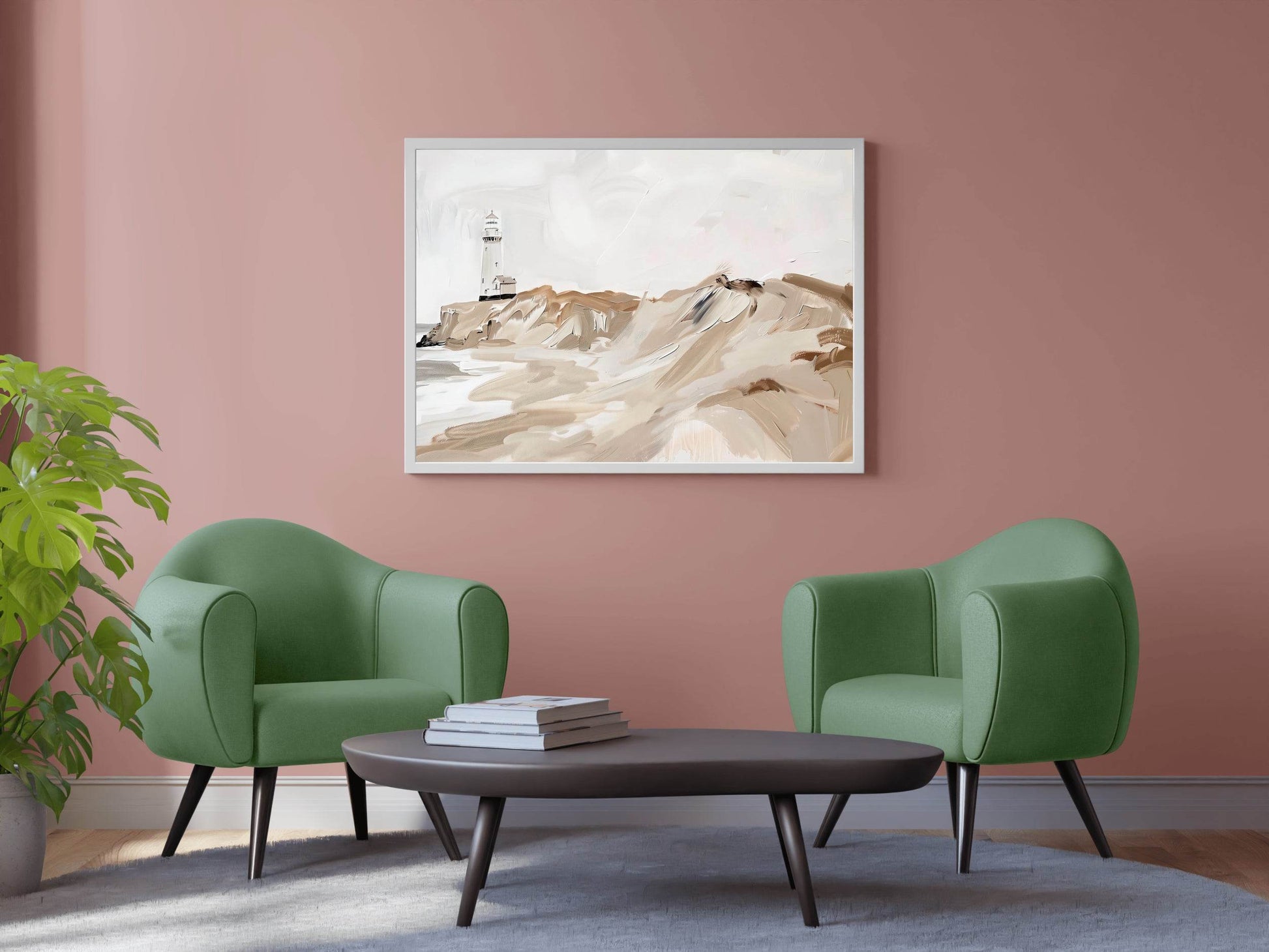 Lighthouse Oil Painting Wall Art - beink online art store