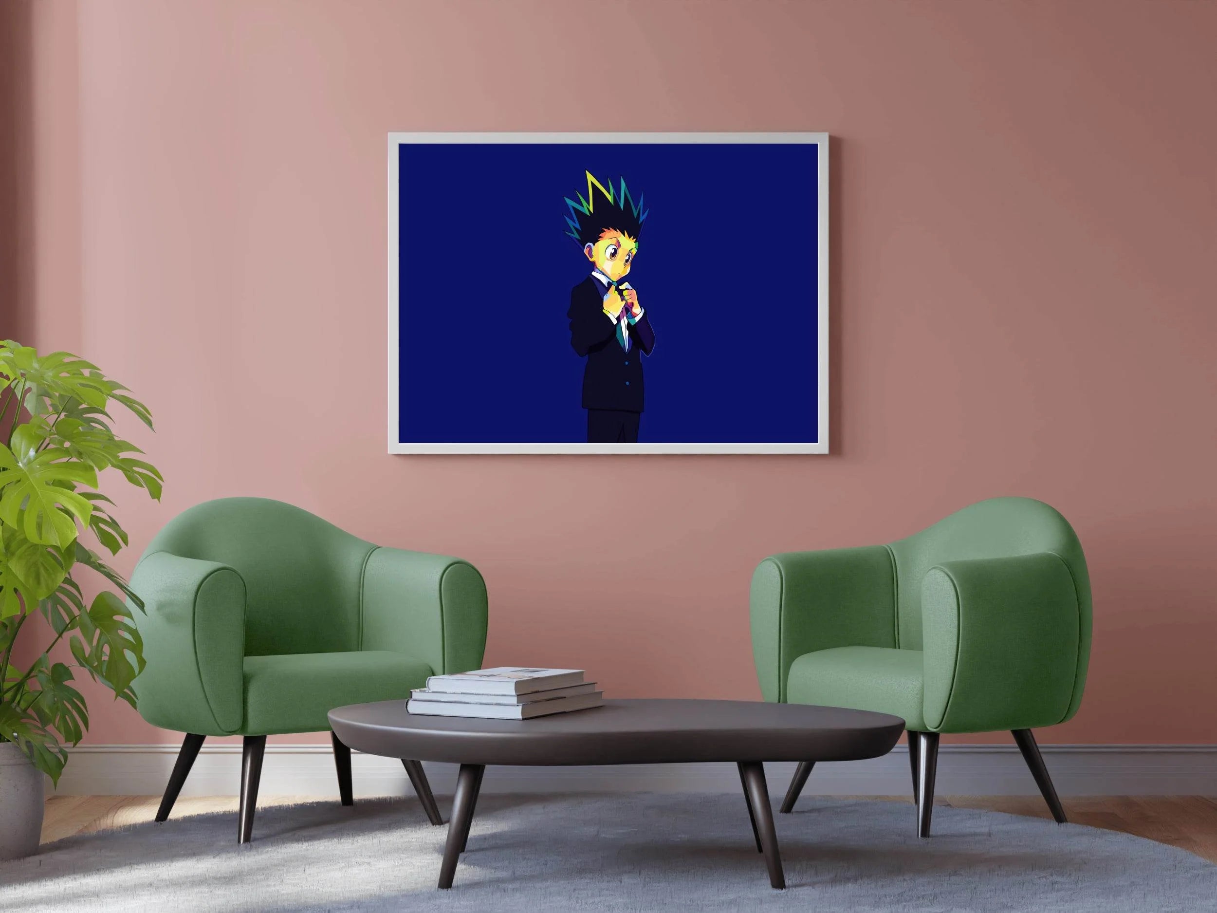 Gon Freecss Cute Anime Wall Art - beink online art store