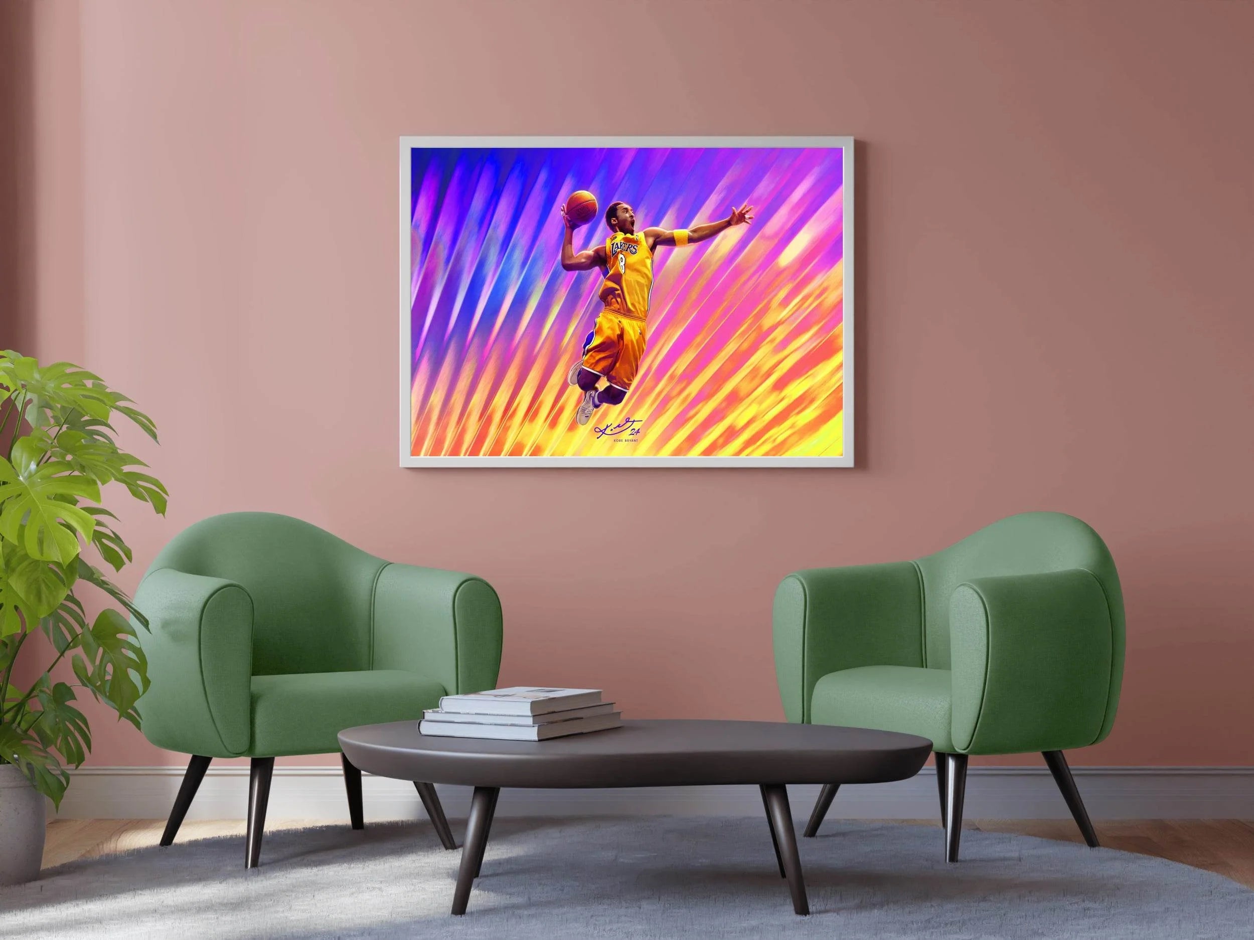 Kobe Bryant NBA 2K24 Gaming Wall Art - beink online art store