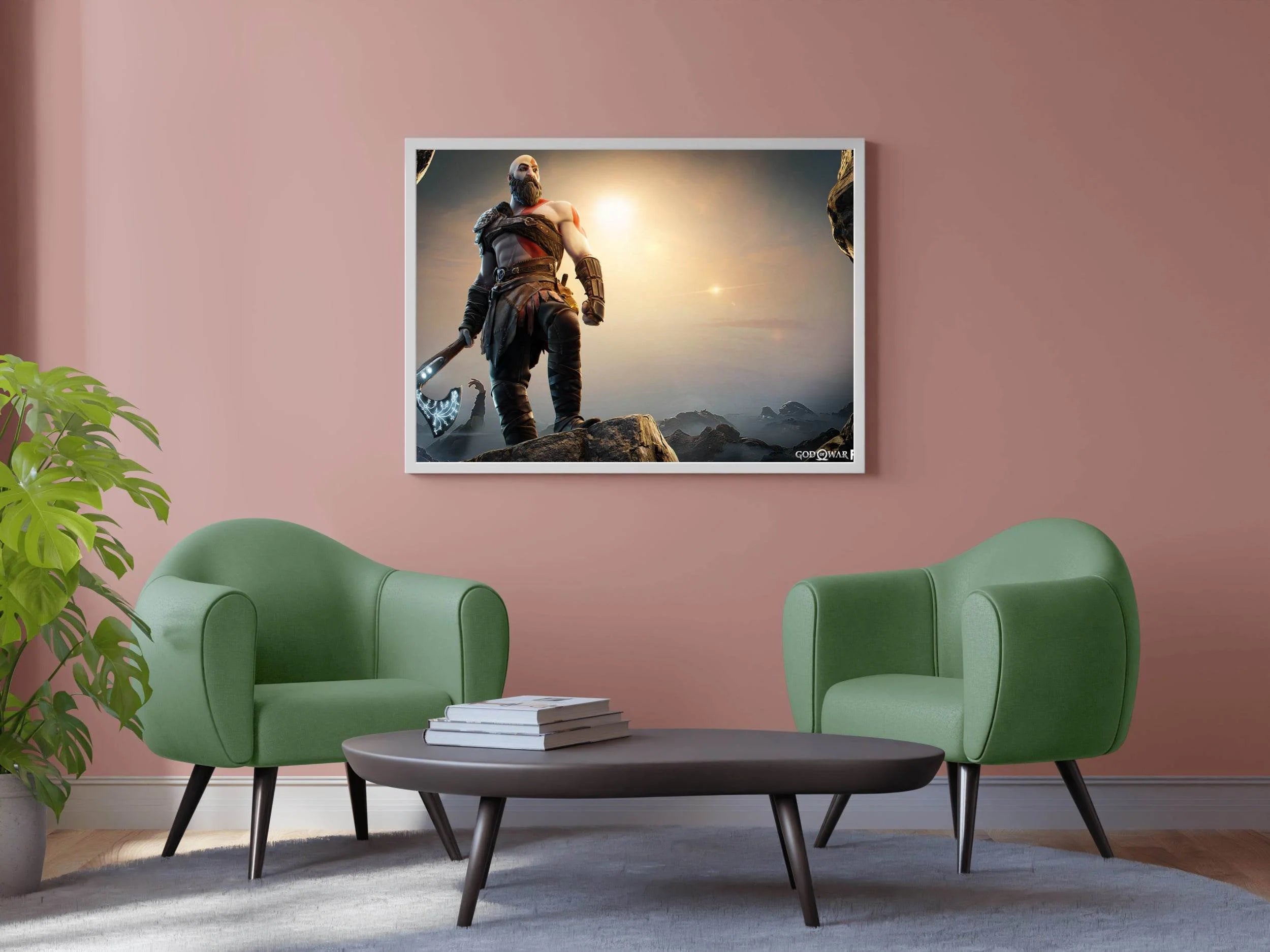 FORTNITE Kratos God Of War Gaming Wall Art - beink online art store