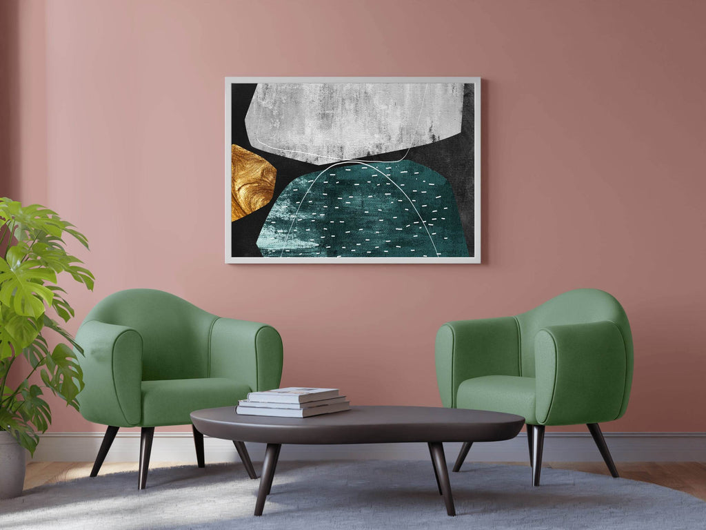 Old Age Stone Abstract Wall Art - beink online art store