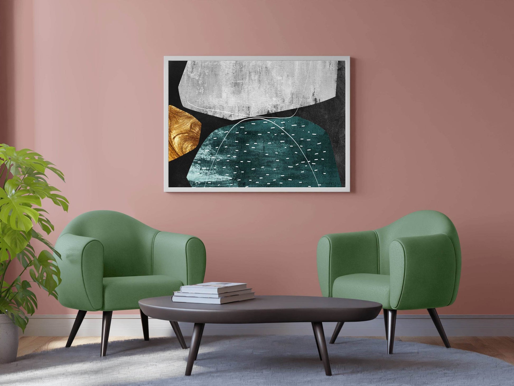 Old Age Stone Abstract Wall Art - beink online art store