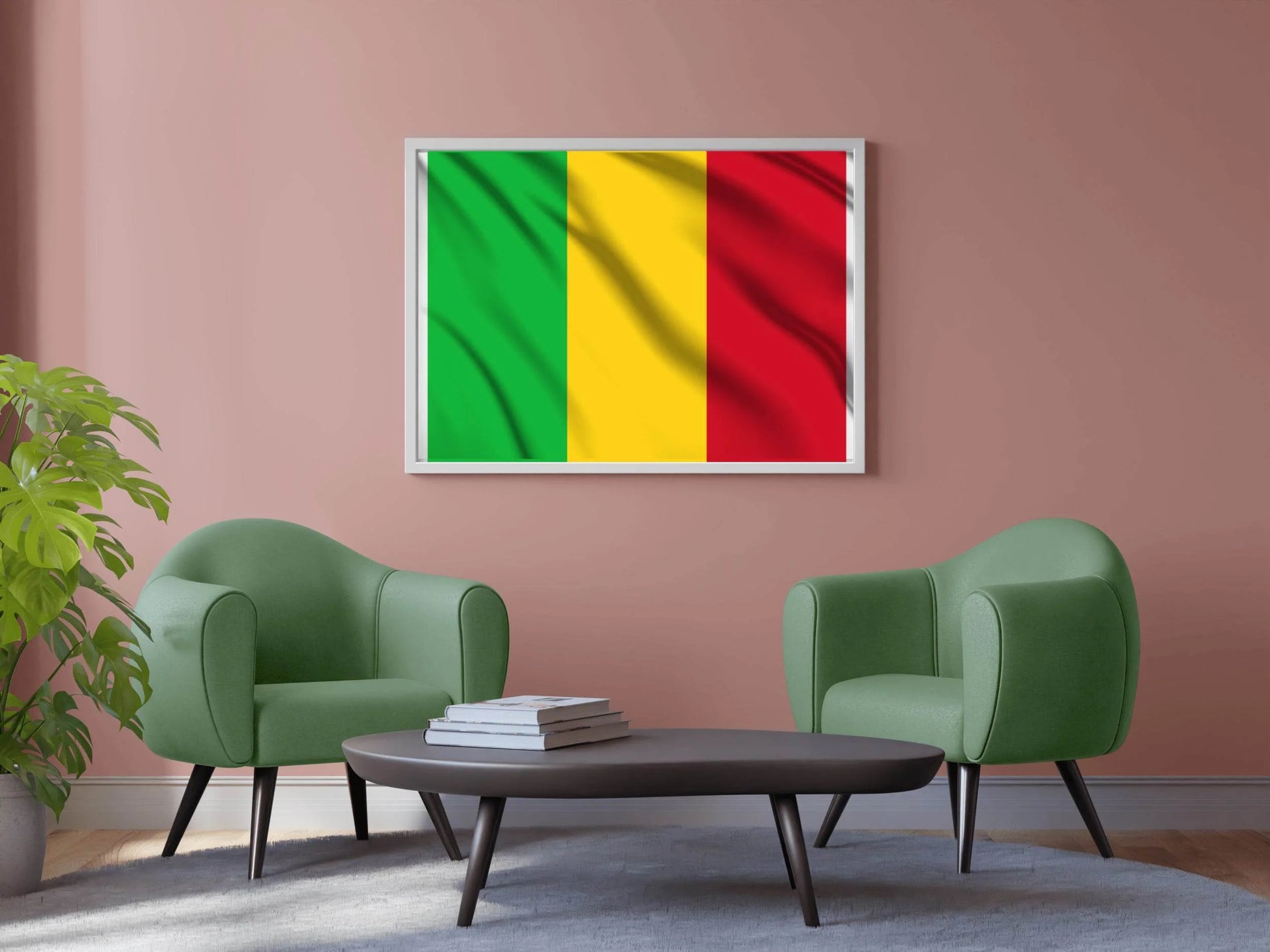 Mali National Flag Wall Art - beink online art store
