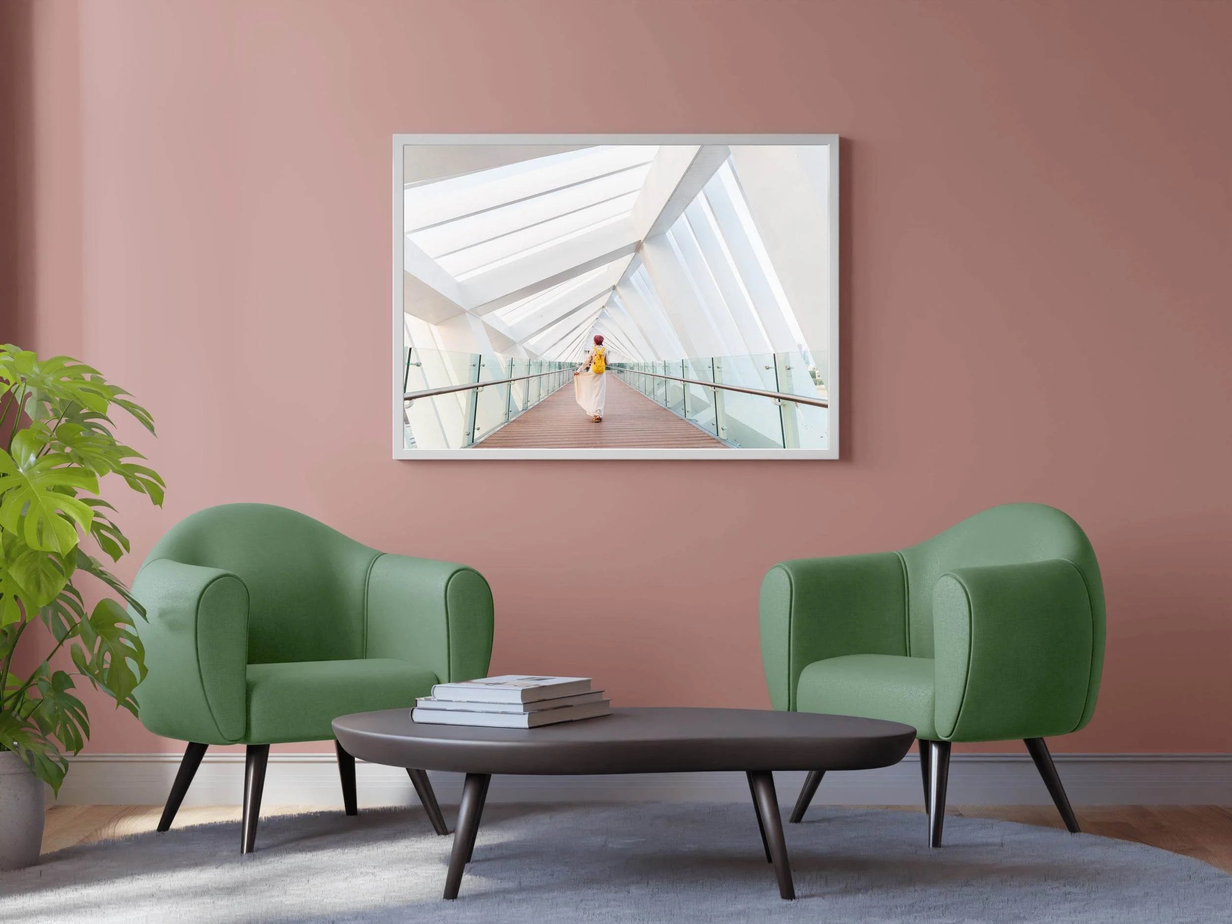Geometric Walkway Wall Art - beink online art store