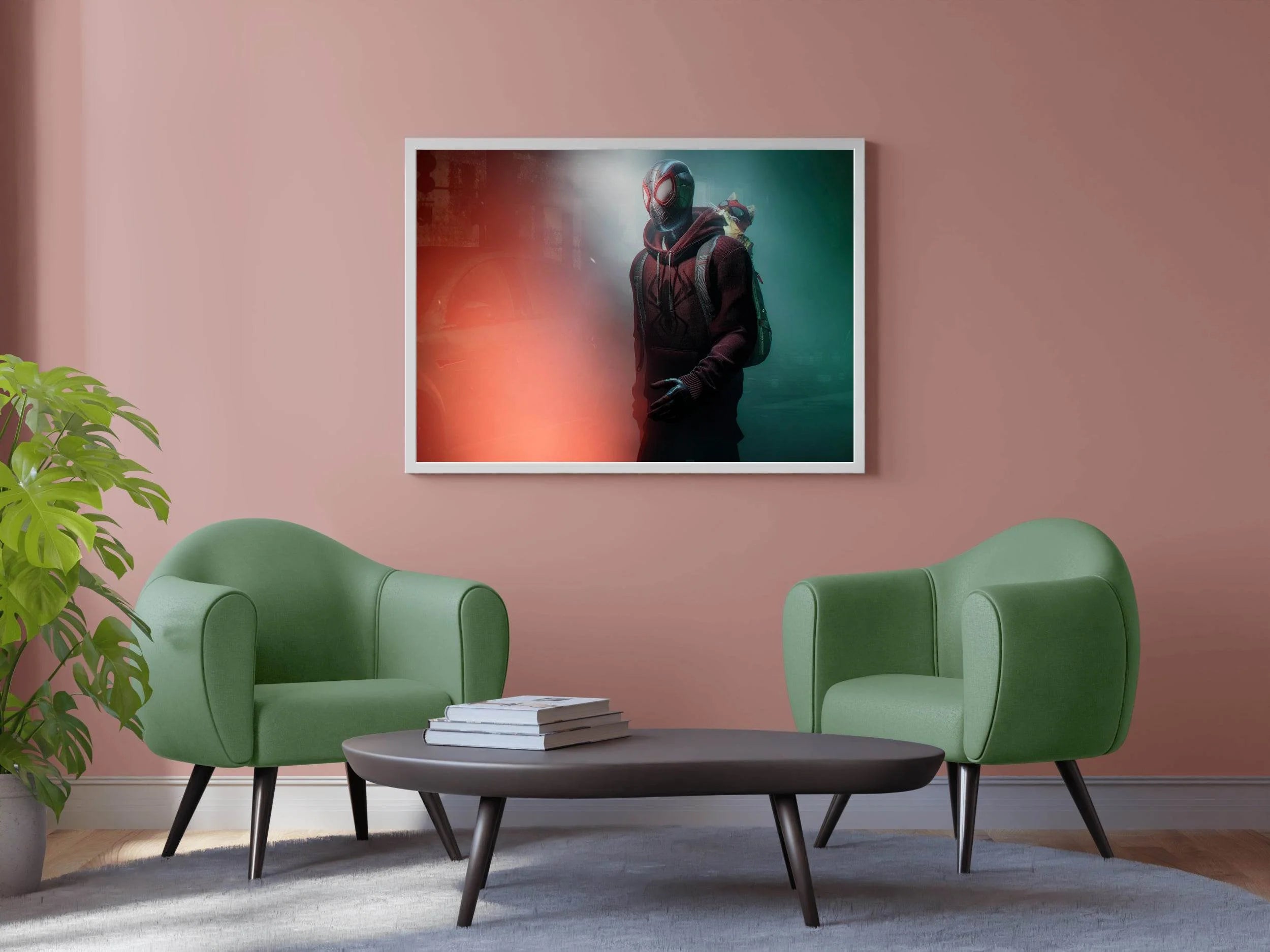 Spider Man Miles Morales Gaming Wall Art - beink online art store