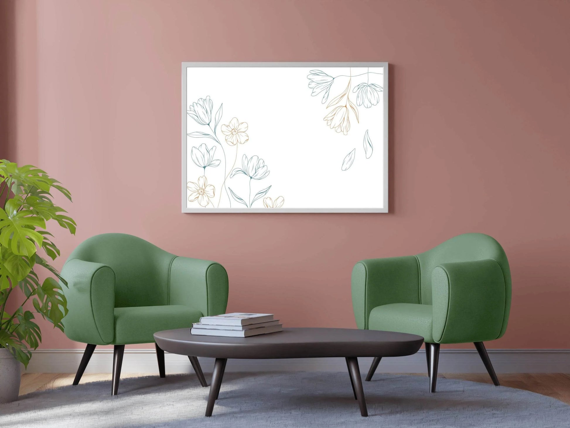 Flower Leaves of Clematis Wall Art - beink online art store