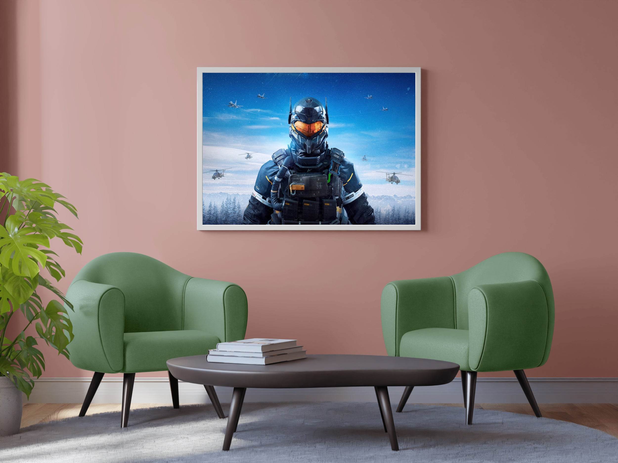 Instant War Air Force Gaming Wall Art - beink online art store