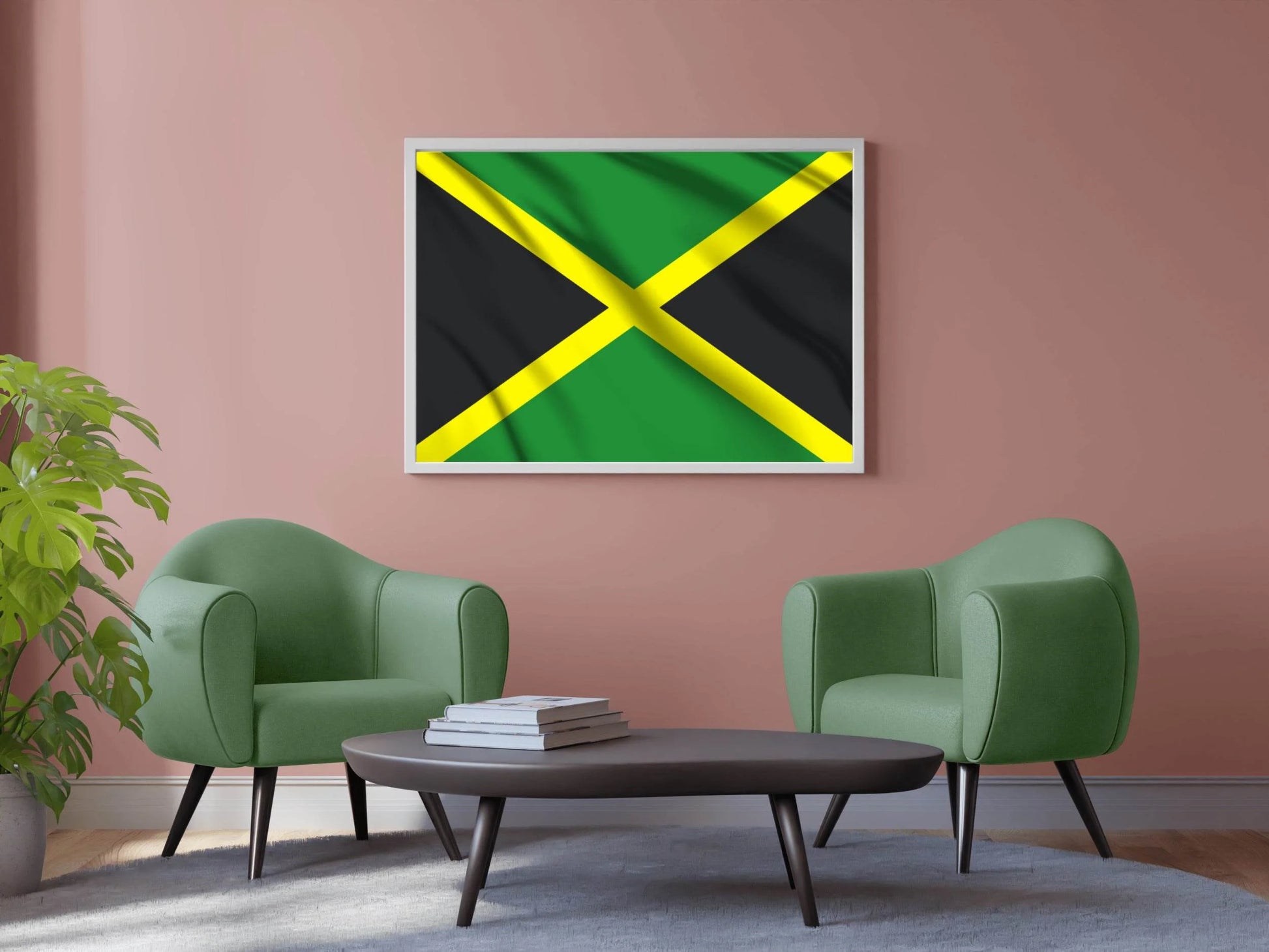 Jamaica National Flag Wall Art - beink online art store