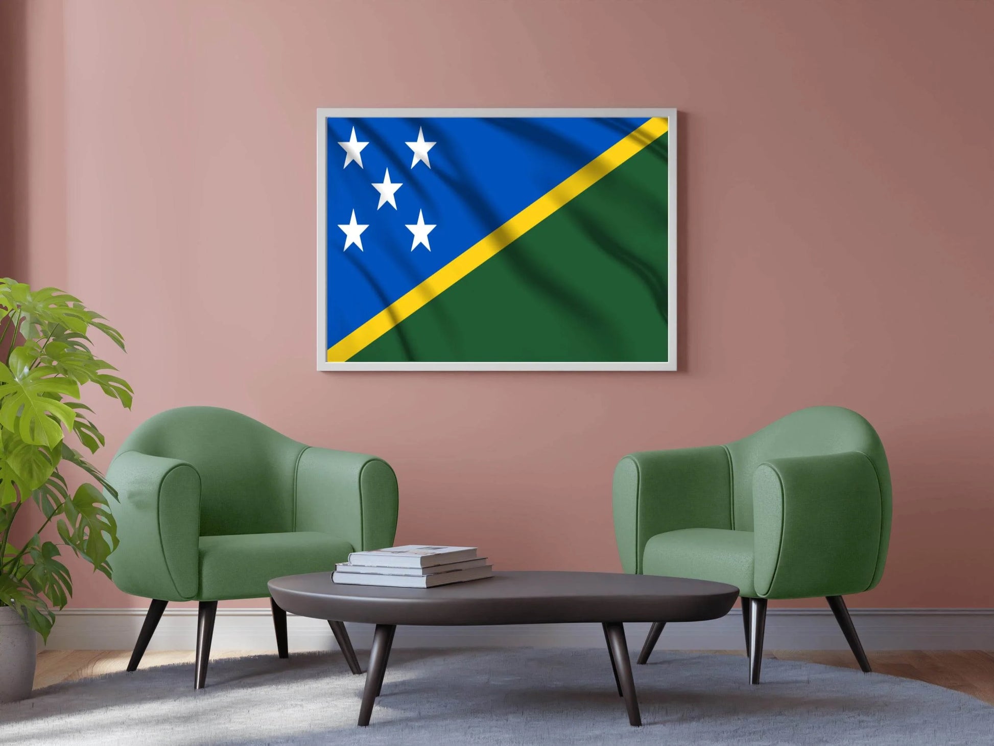 Solomon Islands National Flag Wall Art - beink online art store