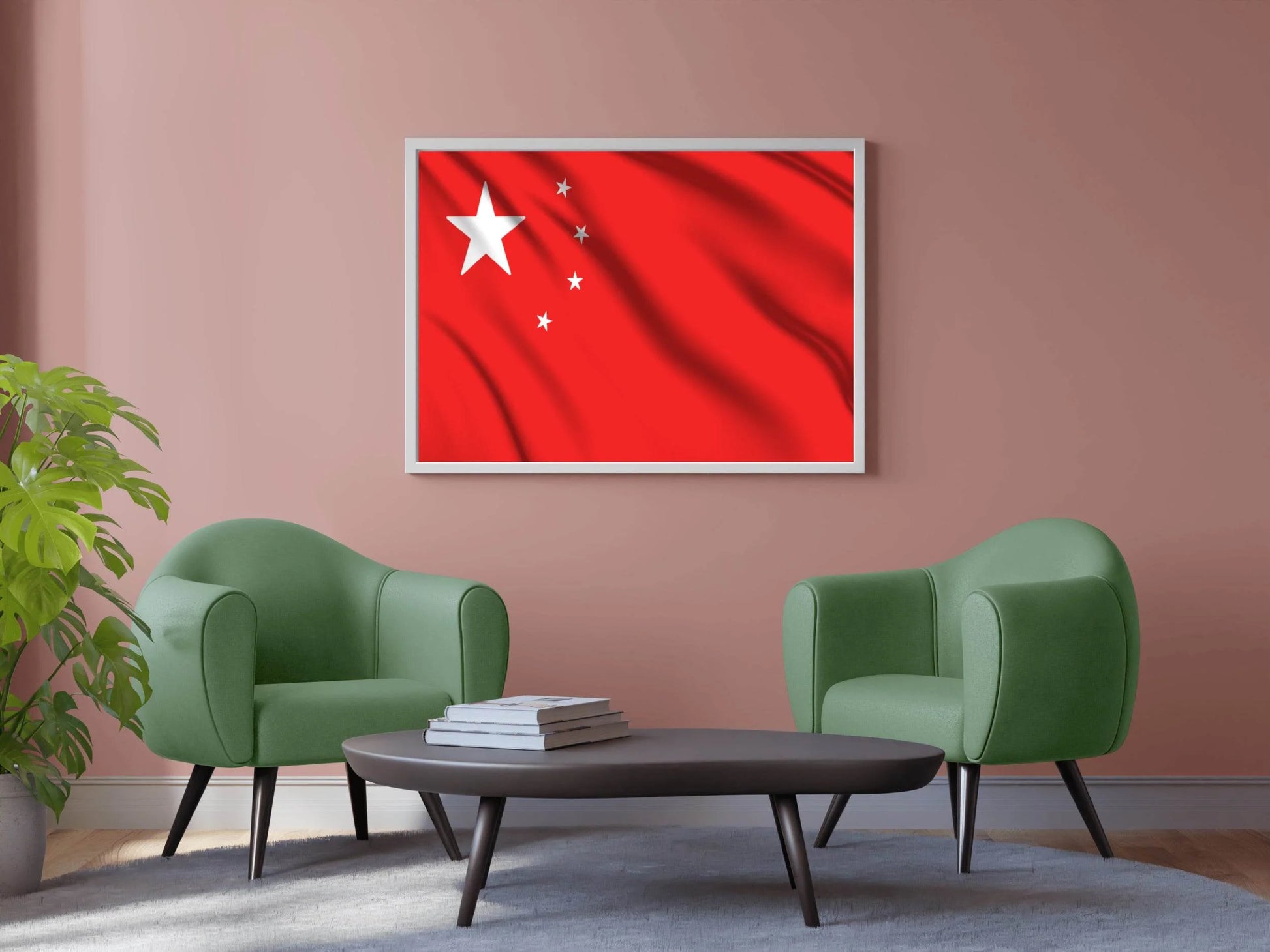 China National Flag Wall Art - beink online art store