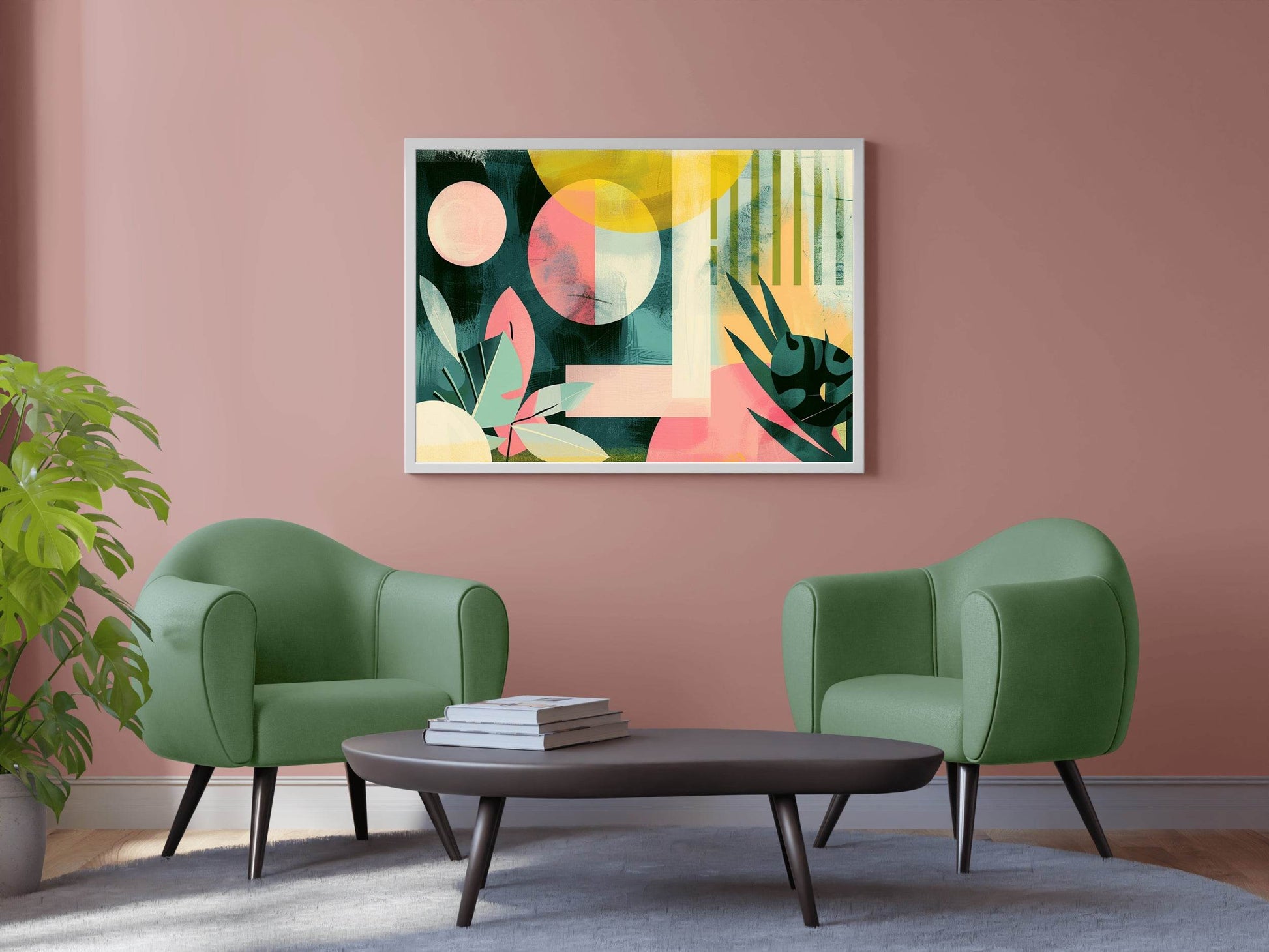 Abstract Art With a Variety of Shapes and Colors - beink online art store