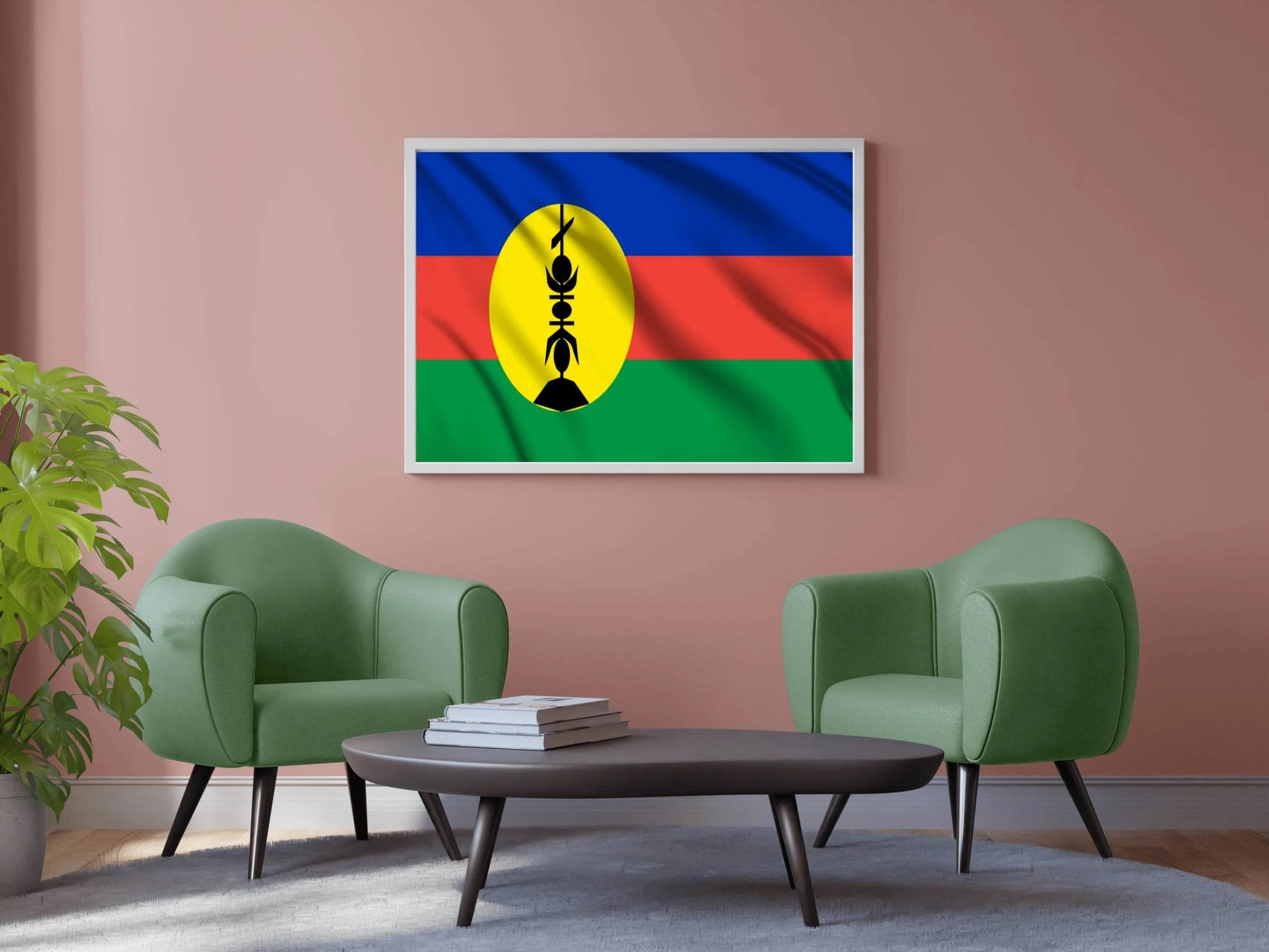 New Caledonia National Flag Wall Art - beink online art store