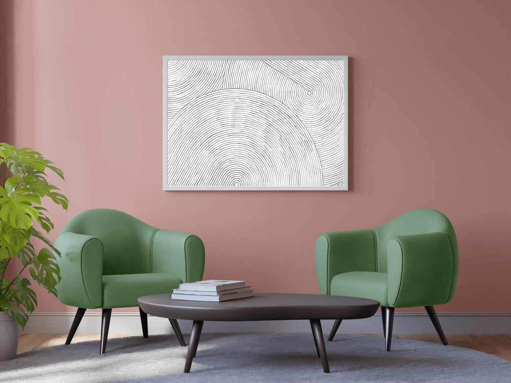 Circular Symphony Modern Wall Art - beink online art store