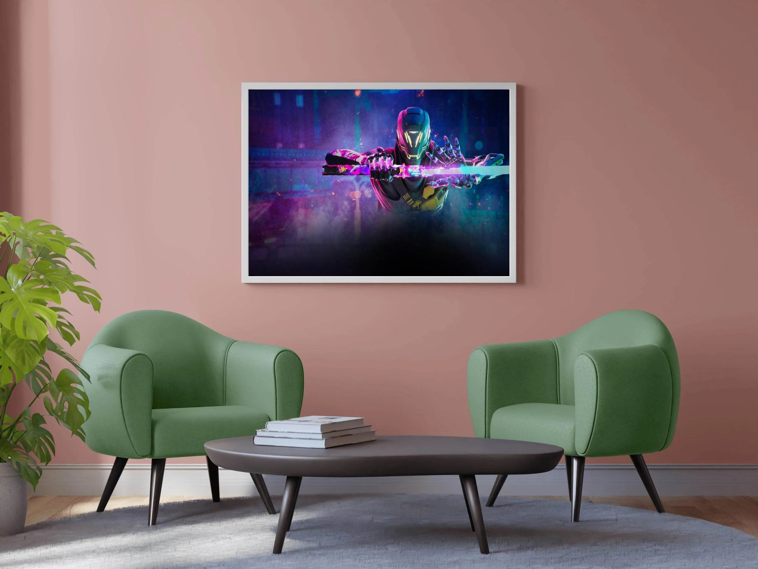 GHOSTRUNNER Neon Pack Gaming Wall Art - beink online art store