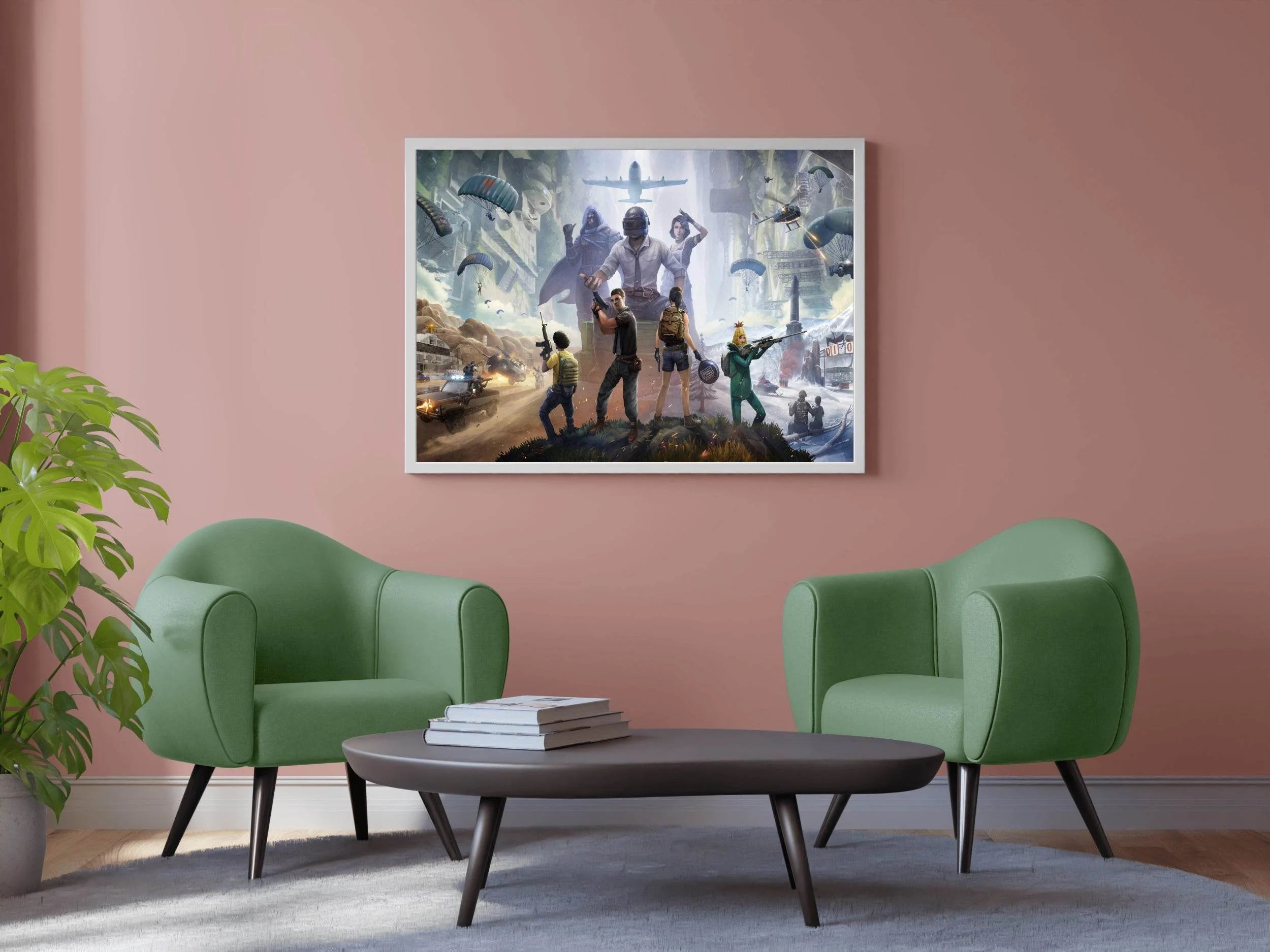 PUBG Battleground Gaming Wall Art - beink online art store