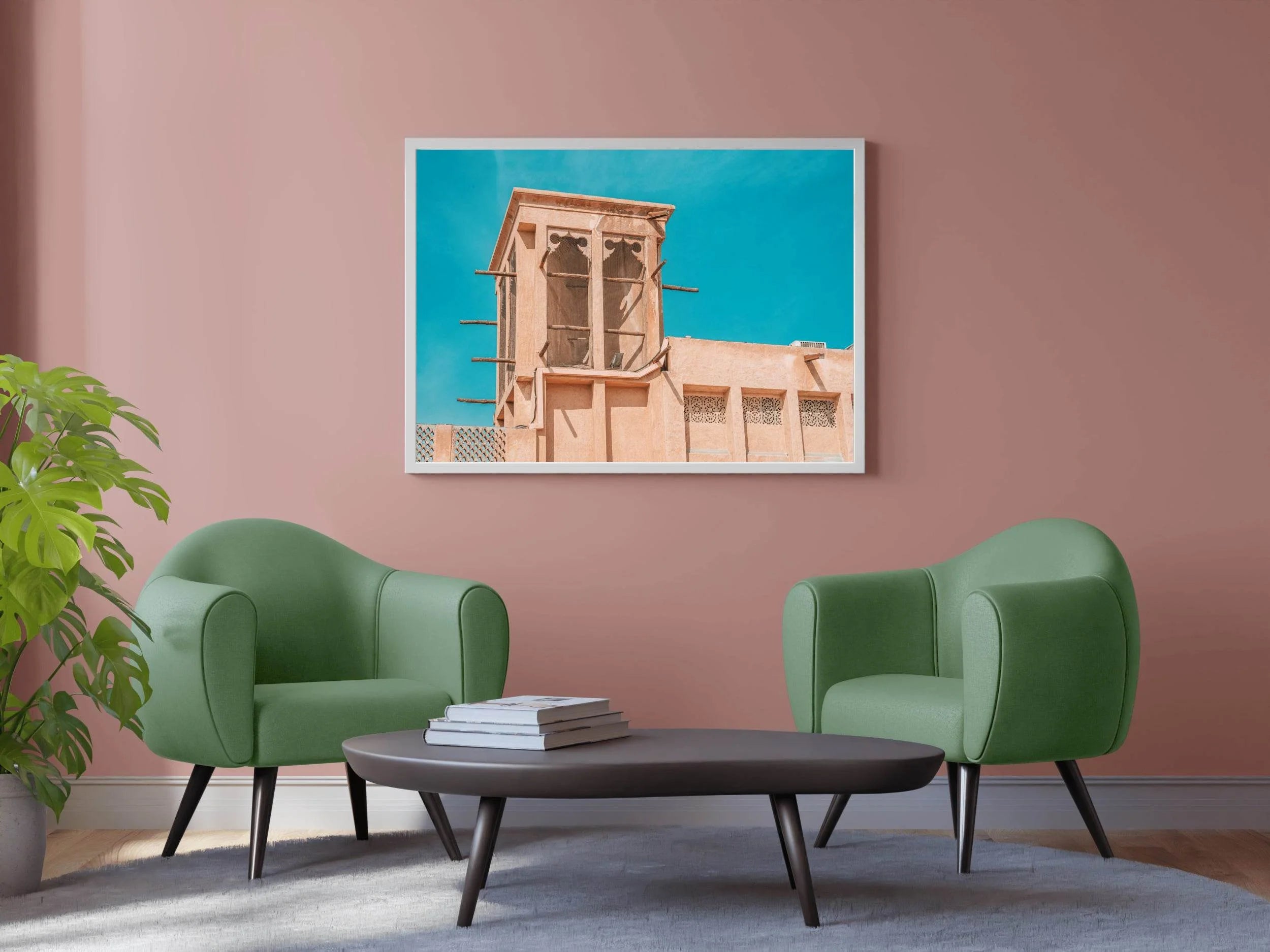 Desert Wind Tower Wall Art - beink online art store