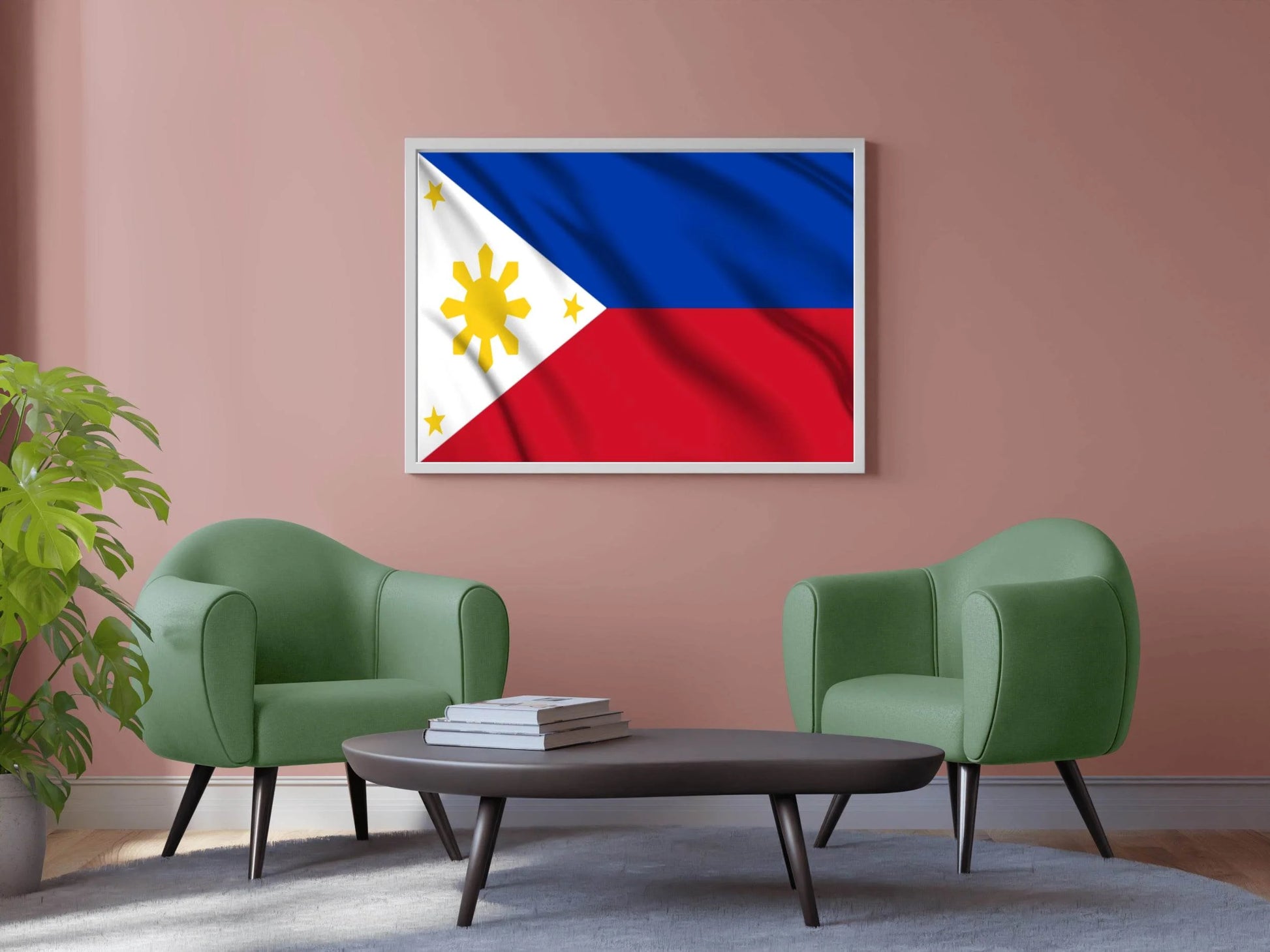 Philippines National Flag Wall Art - beink online art store