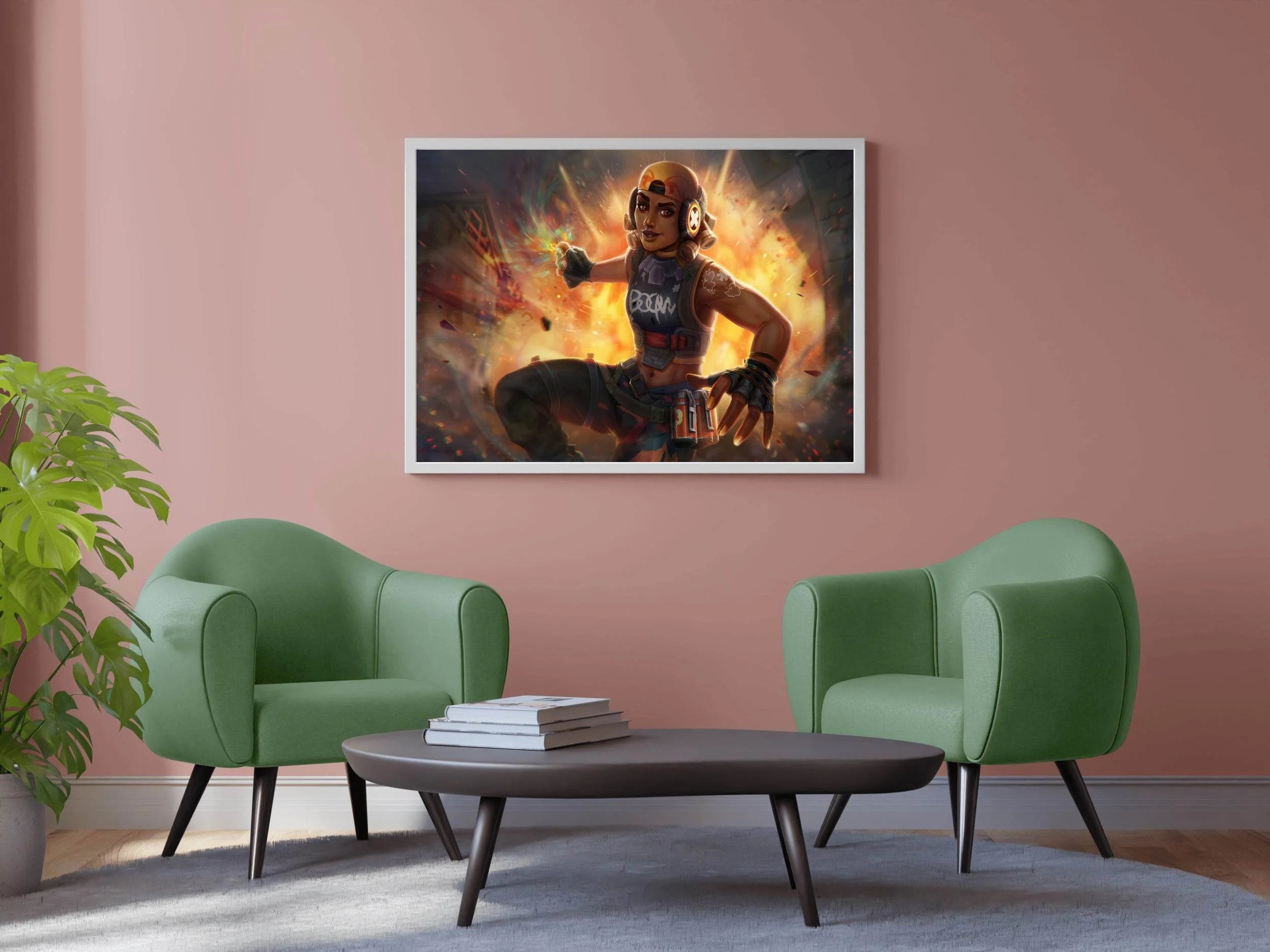 Raze Valorant Gaming Wall Art - beink online art store