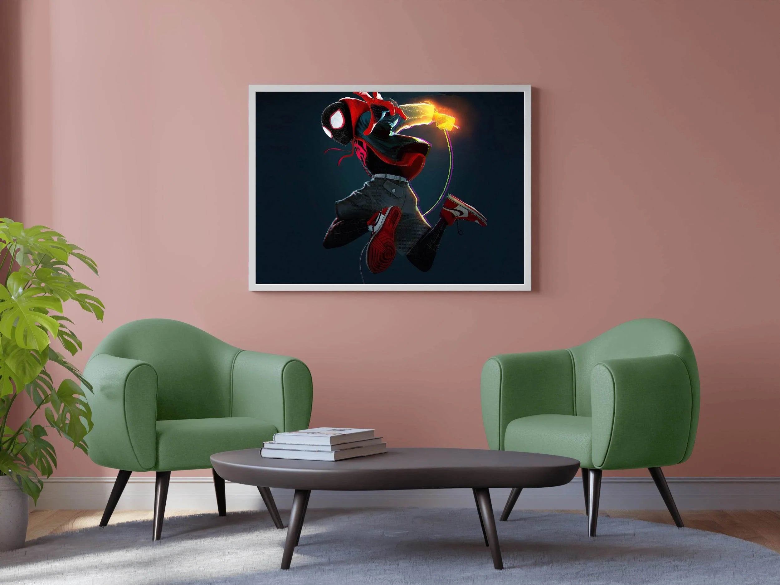Miles Morales Gaming Wall Art - beink online art store