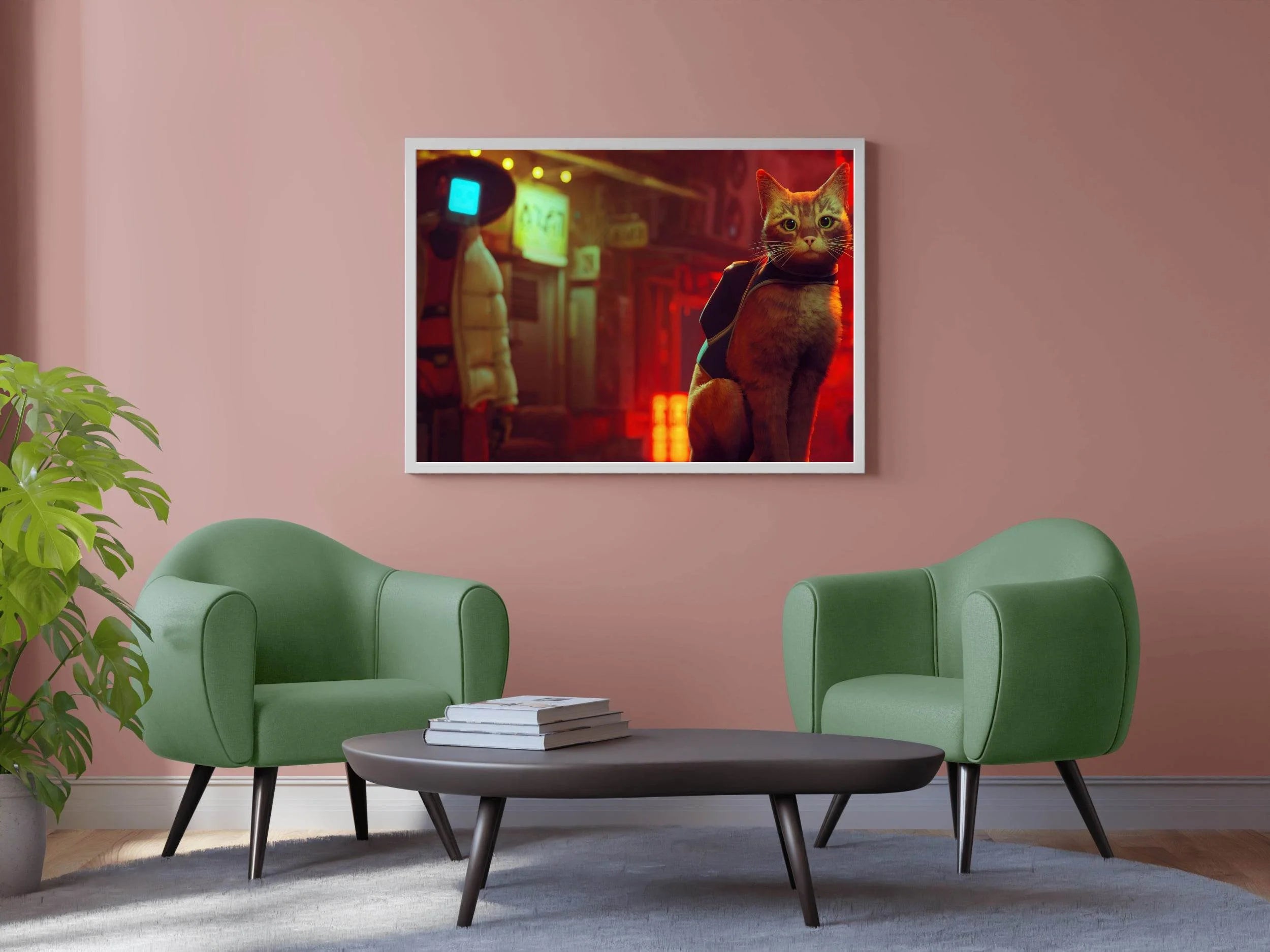 STRAY Gaming Wall Art - beink online art store