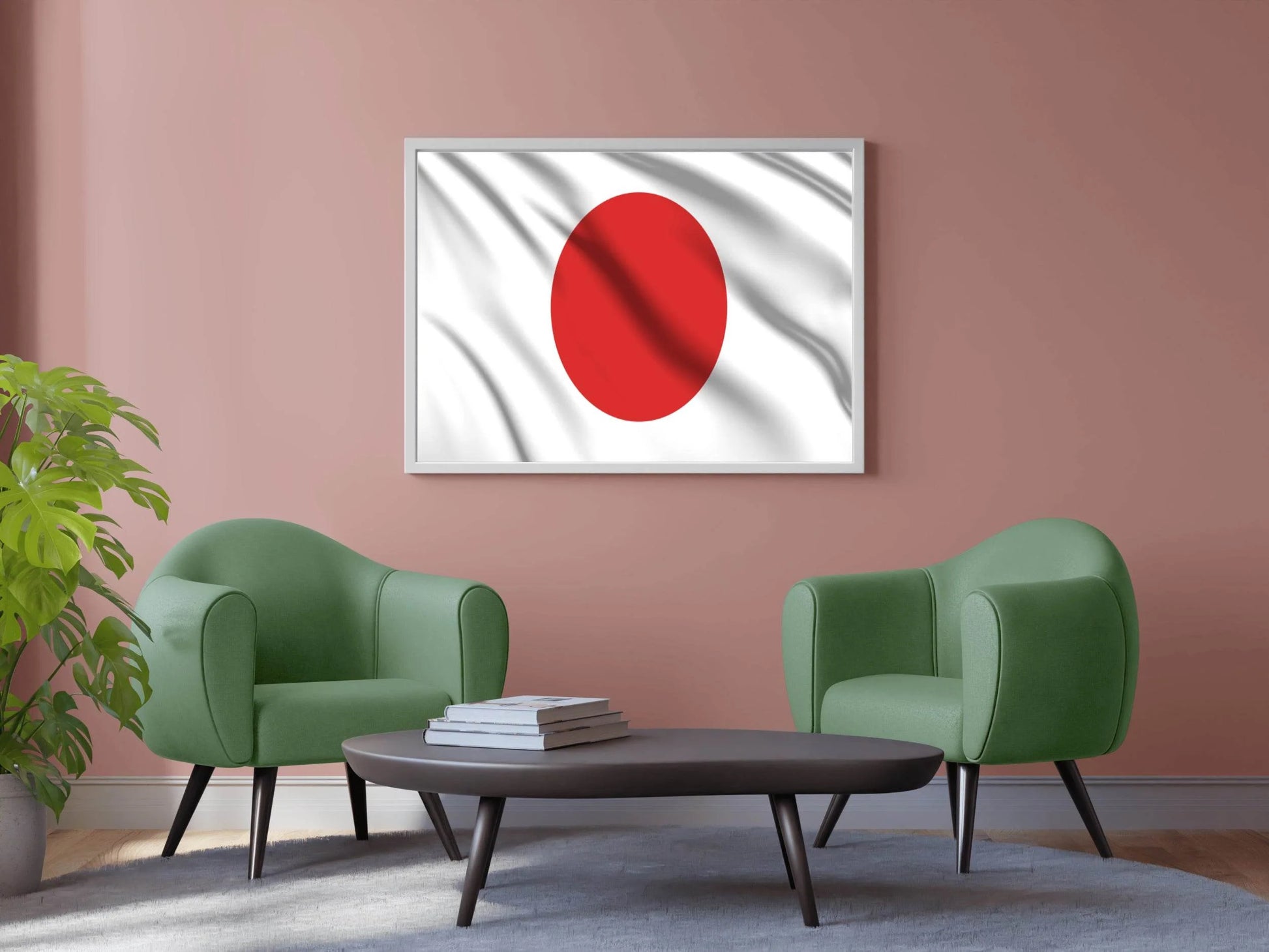 Japan National Flag Wall Art - beink online art store