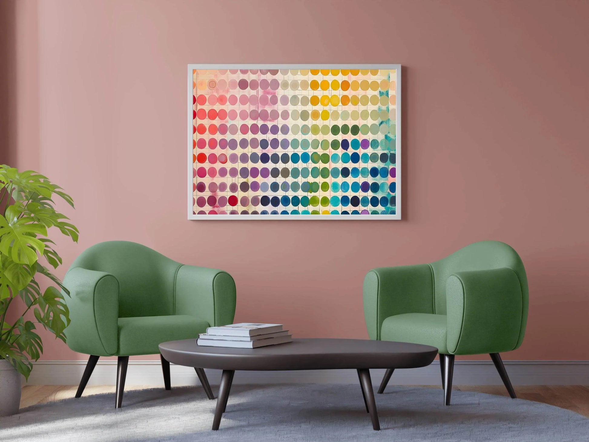 Abstract Series of Colorful Circles - beink online art store