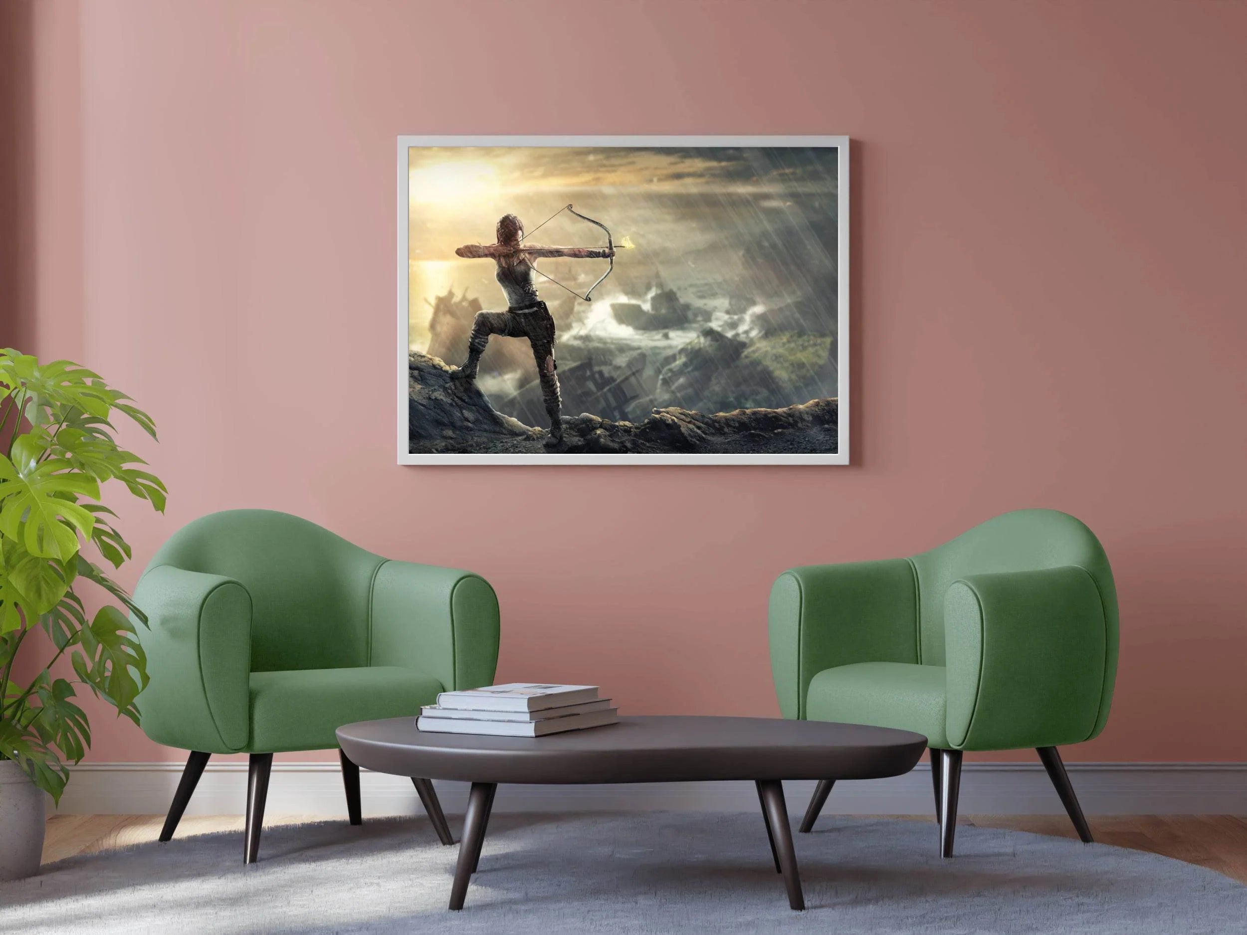 Lara Croft Tomb Raider Gaming Wall Art - beink online art store