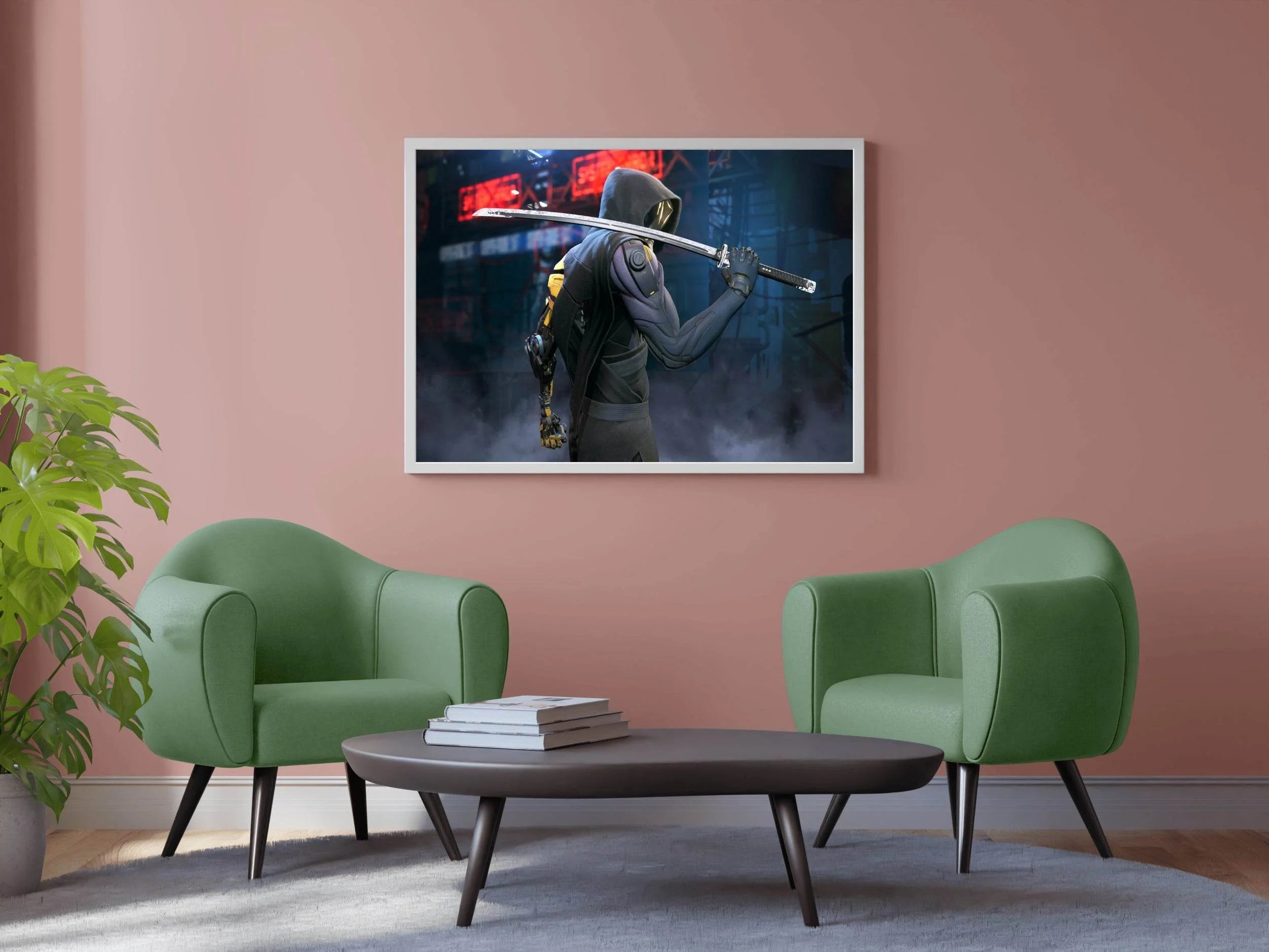 Ghost runner Gaming Wall Art - beink online art store