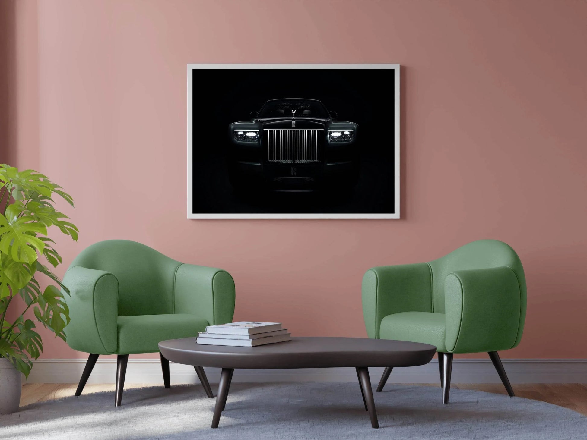 Rolls Royce Cullinan Series Black & White Wall Art - beink online art store