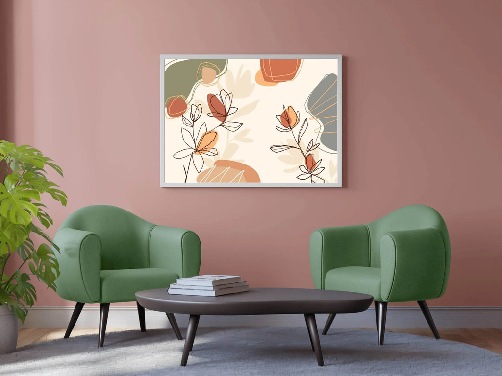 Alstroemeria Bouquet Wall Art - beink online art store