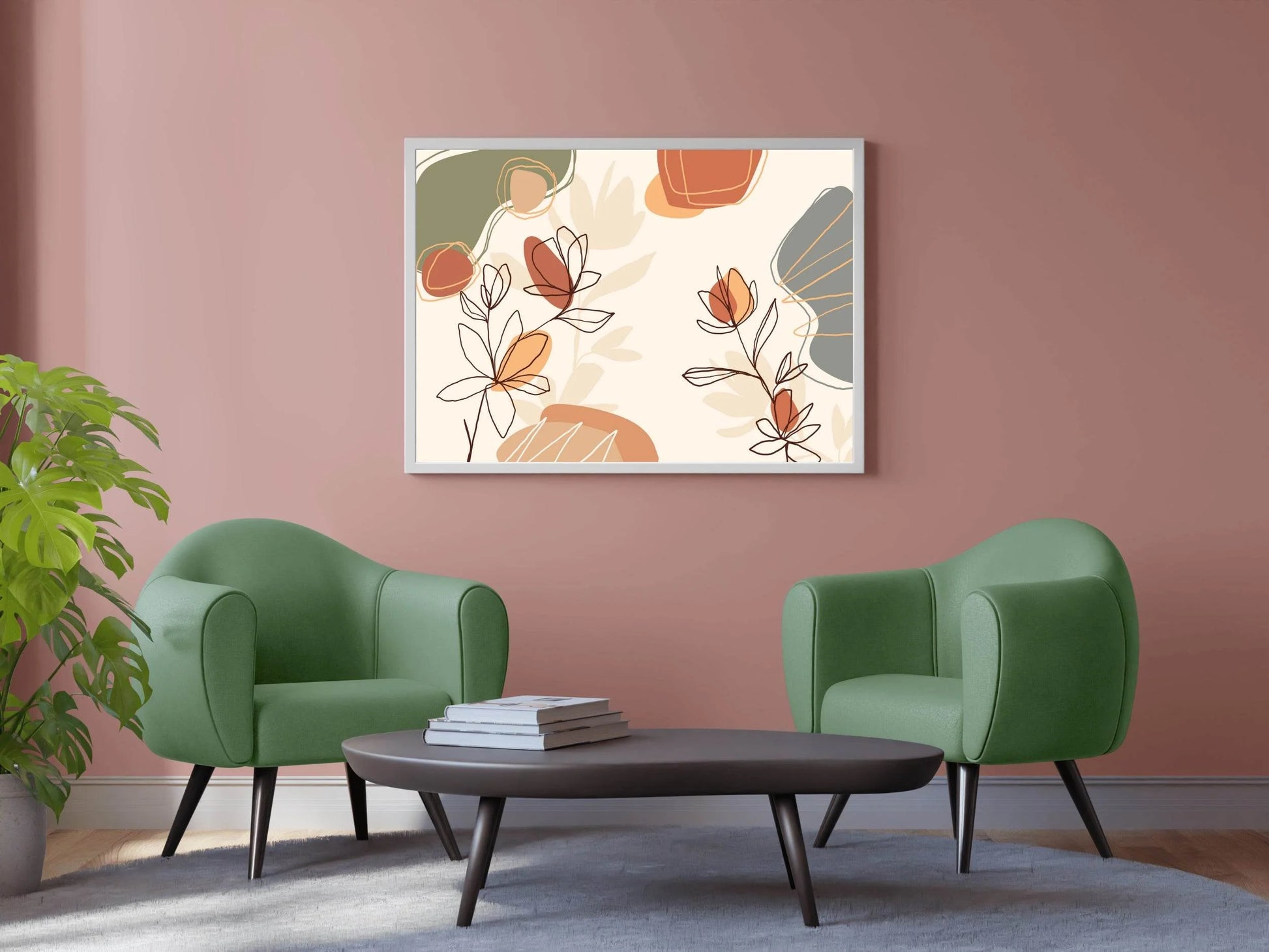 Alstroemeria Bouquet Wall Art - beink online art store