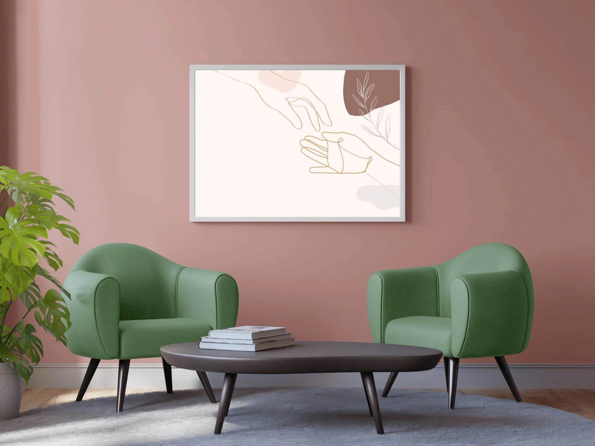 Hand in Hand Design Wall Art - beink online art store