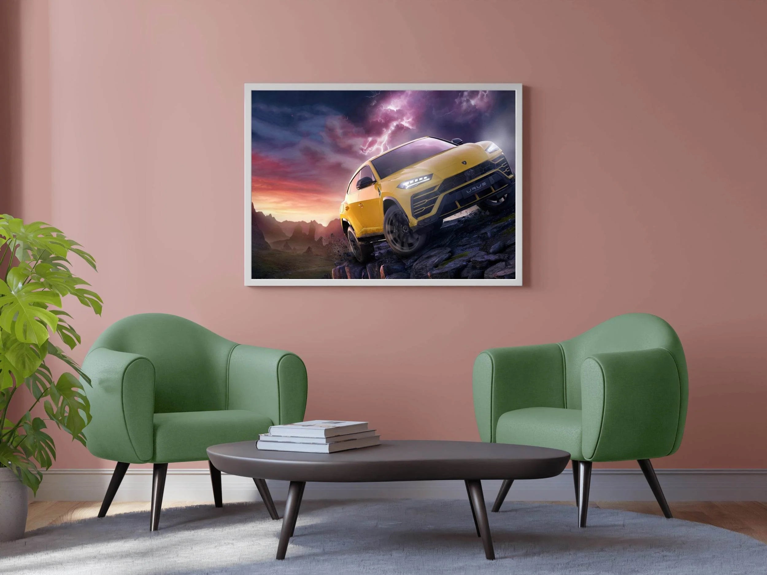 Forza Horizon Lamborghini Urus Gaming Wall Art - beink online art store