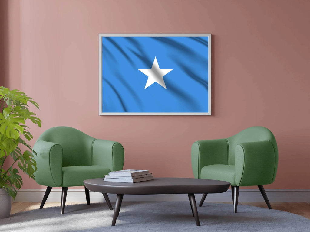 Somalia National Flag Wall Art - beink online art store