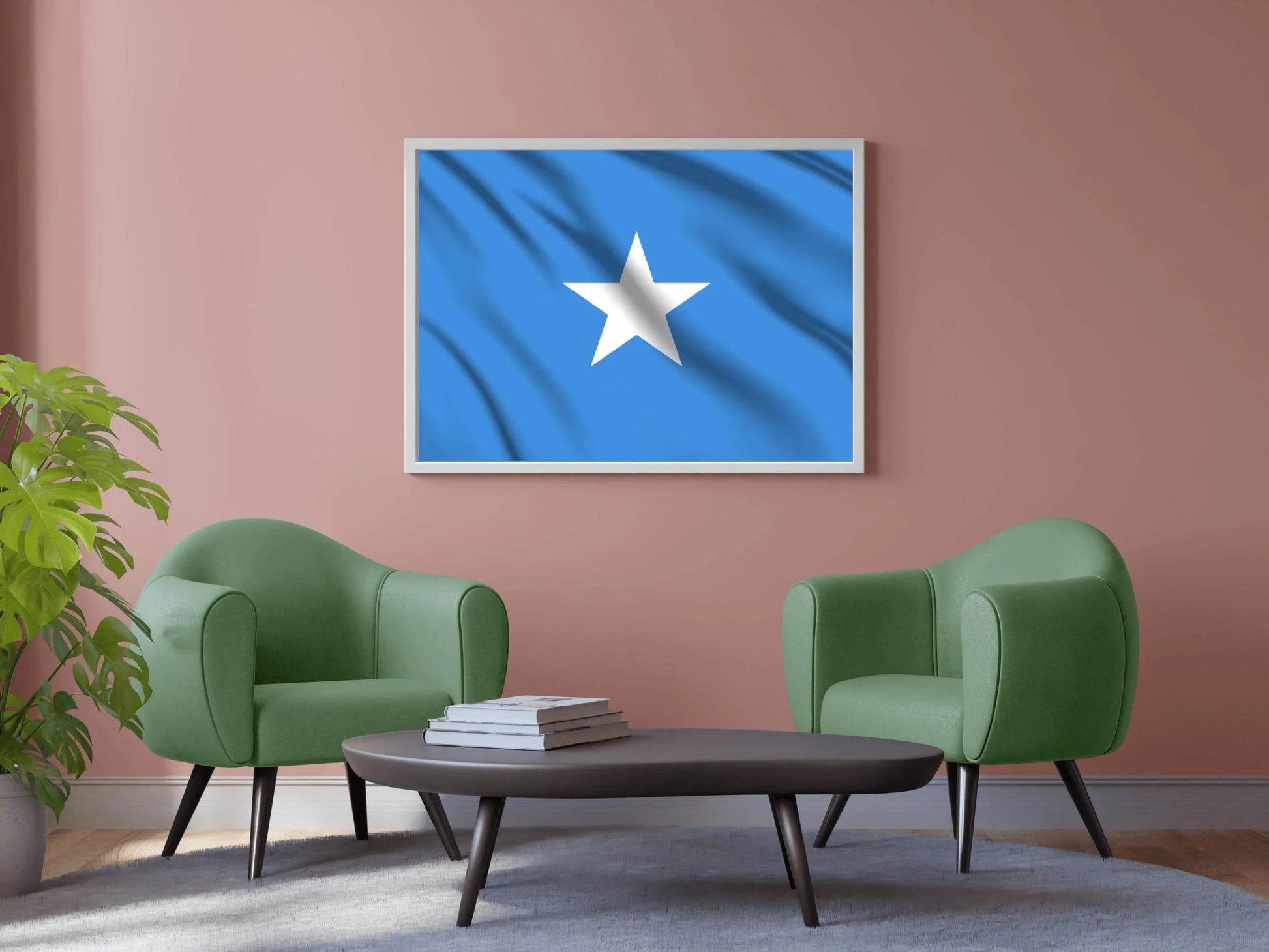Somalia National Flag Wall Art - beink online art store
