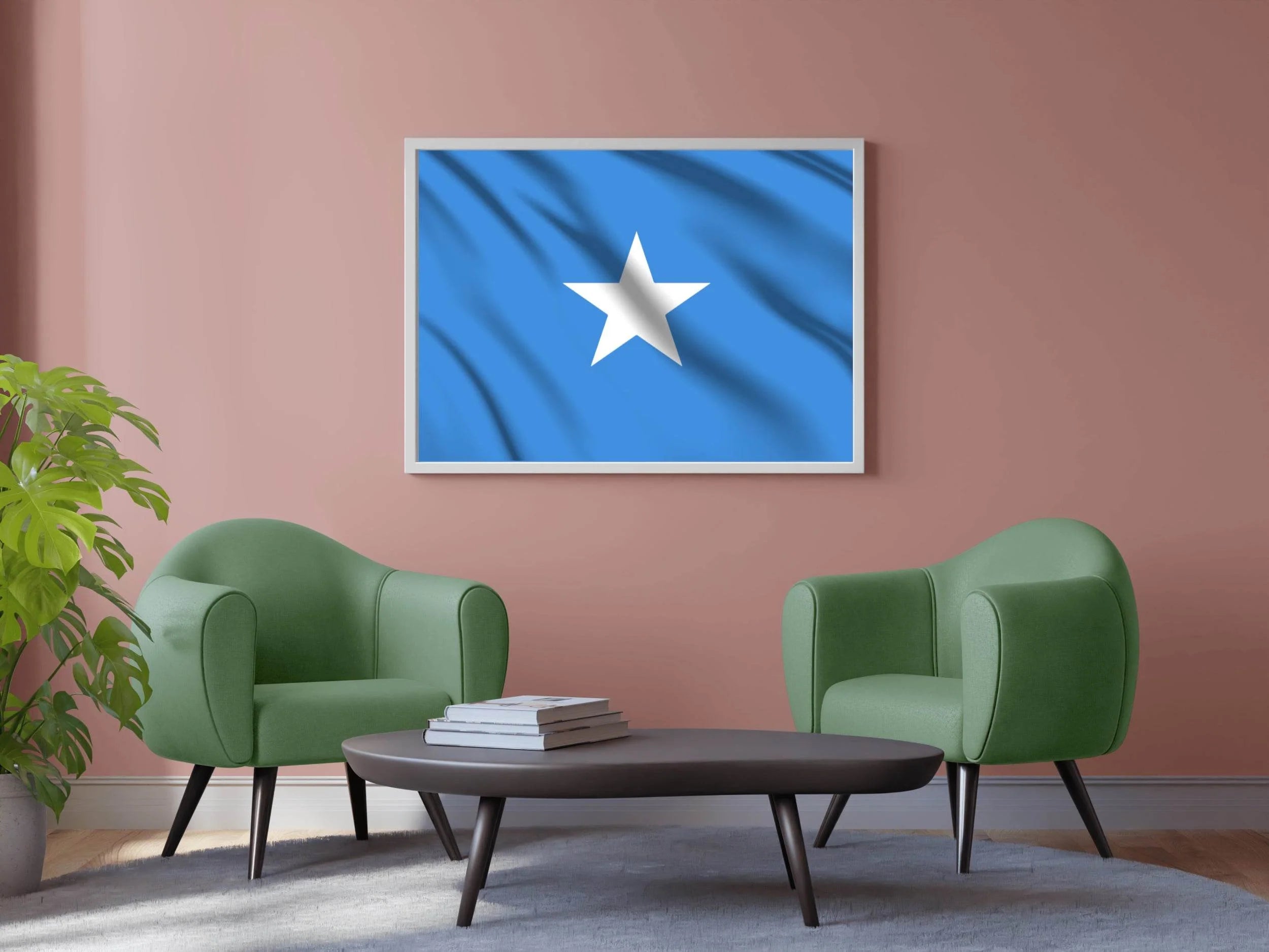 Somalia National Flag Wall Art - beink online art store