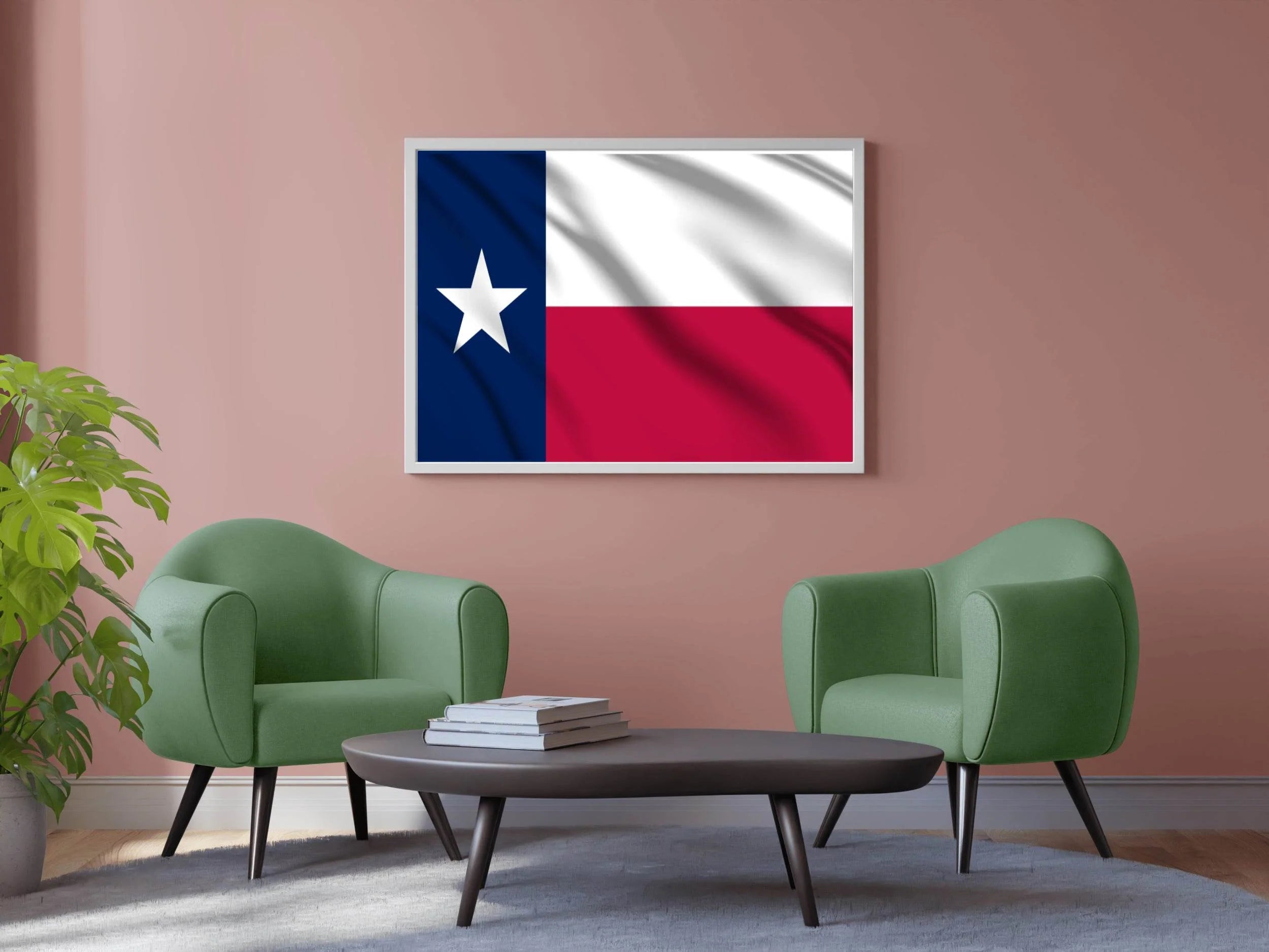 state of Texas Flag Wall Art - beink online art store