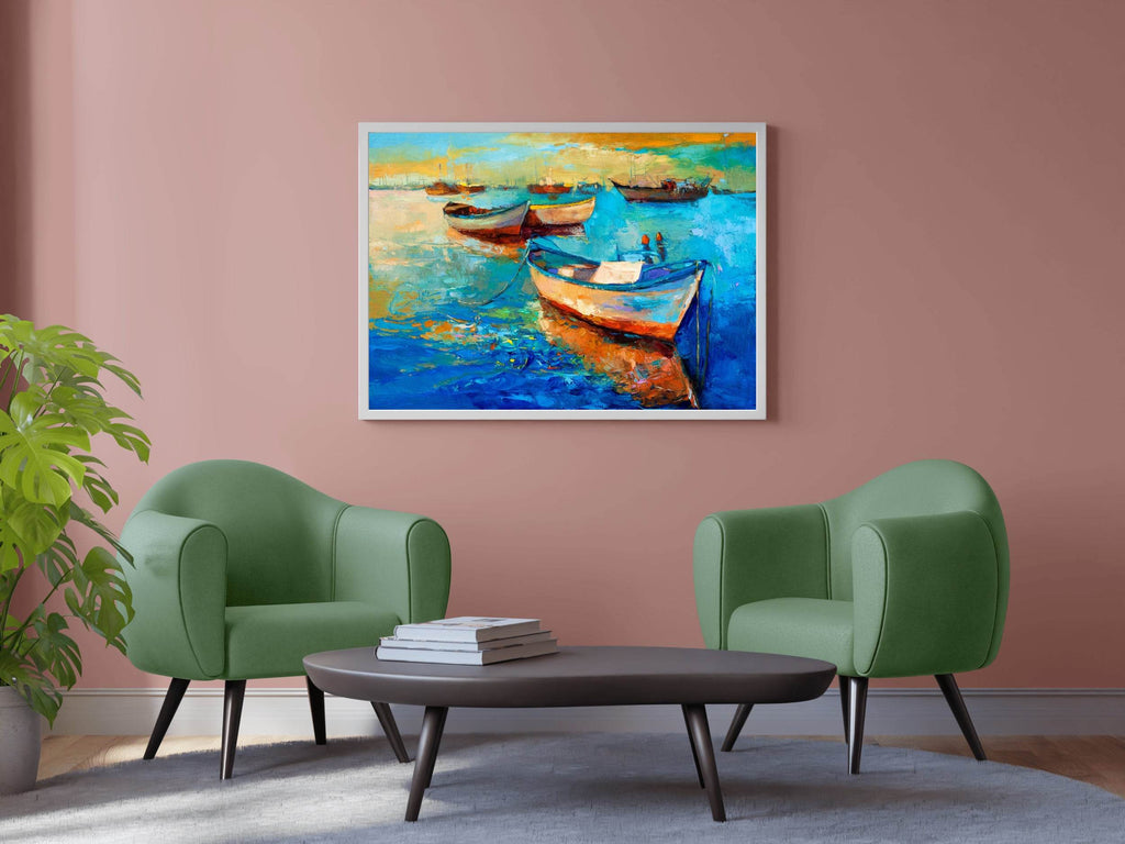 Fishermen's Wooden Boats Wall Art - beink online art store