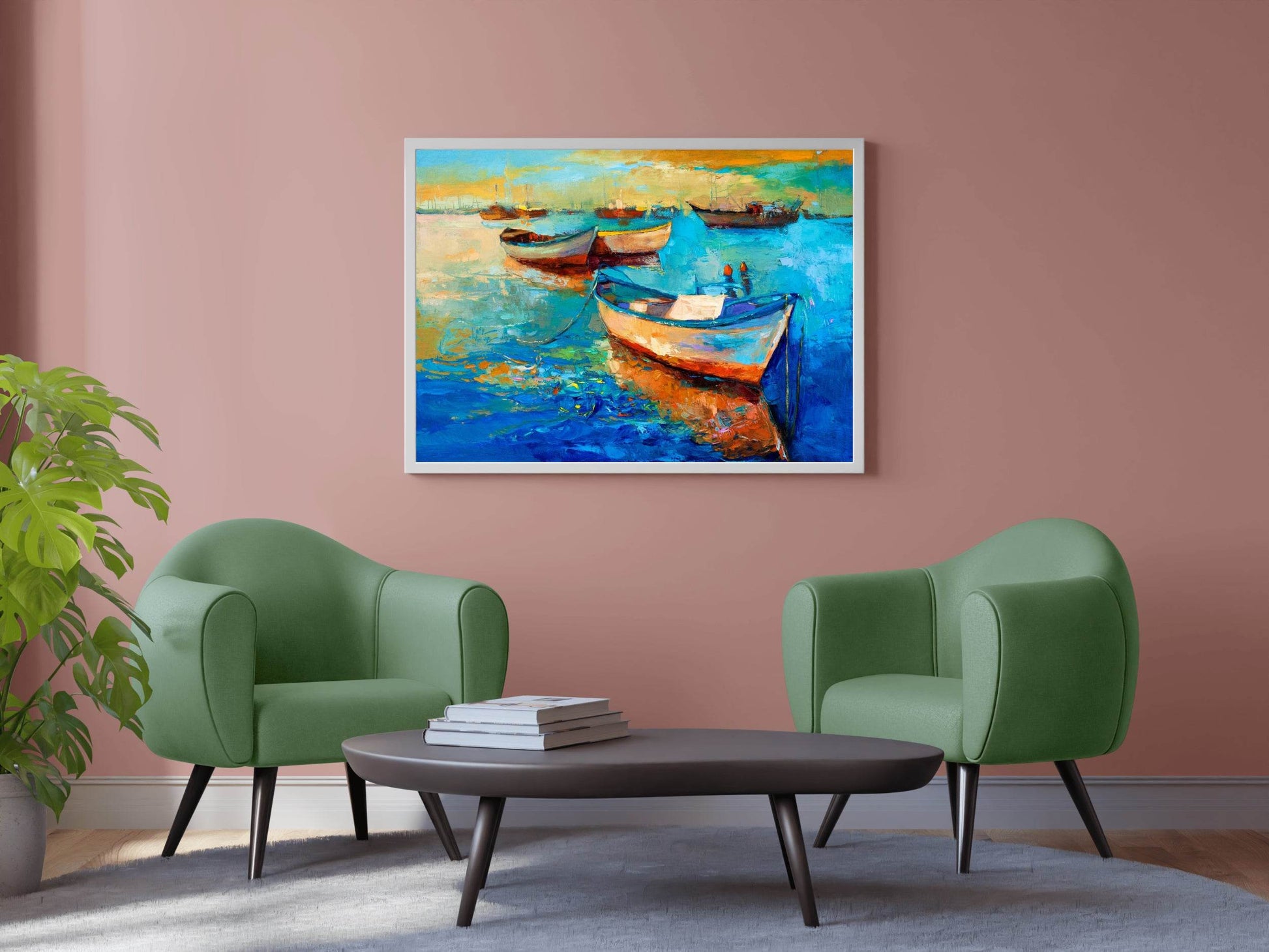 Fishermen's Wooden Boats Wall Art - beink online art store