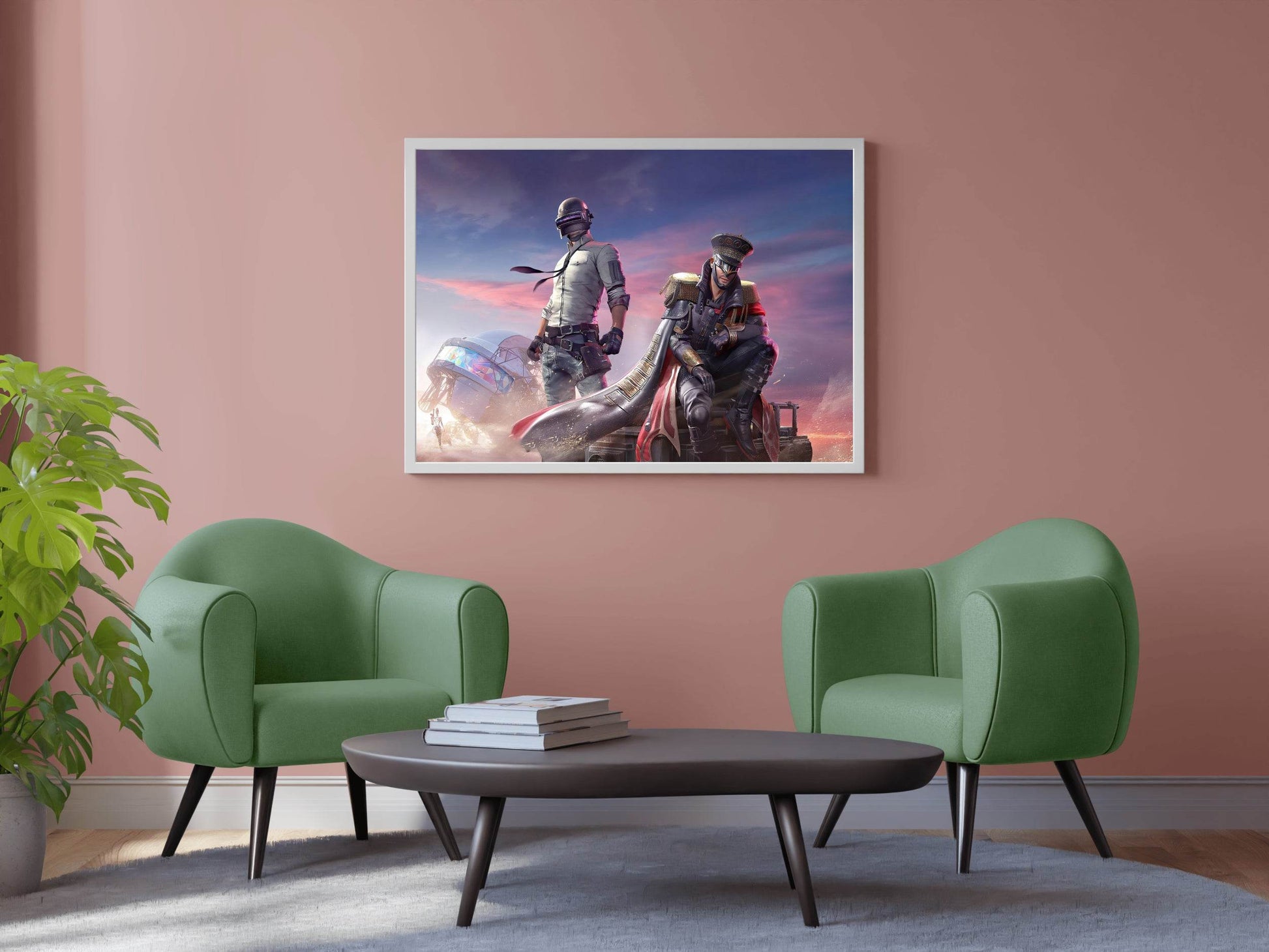 PUBG Character Gaming Wall Art - beink online art store